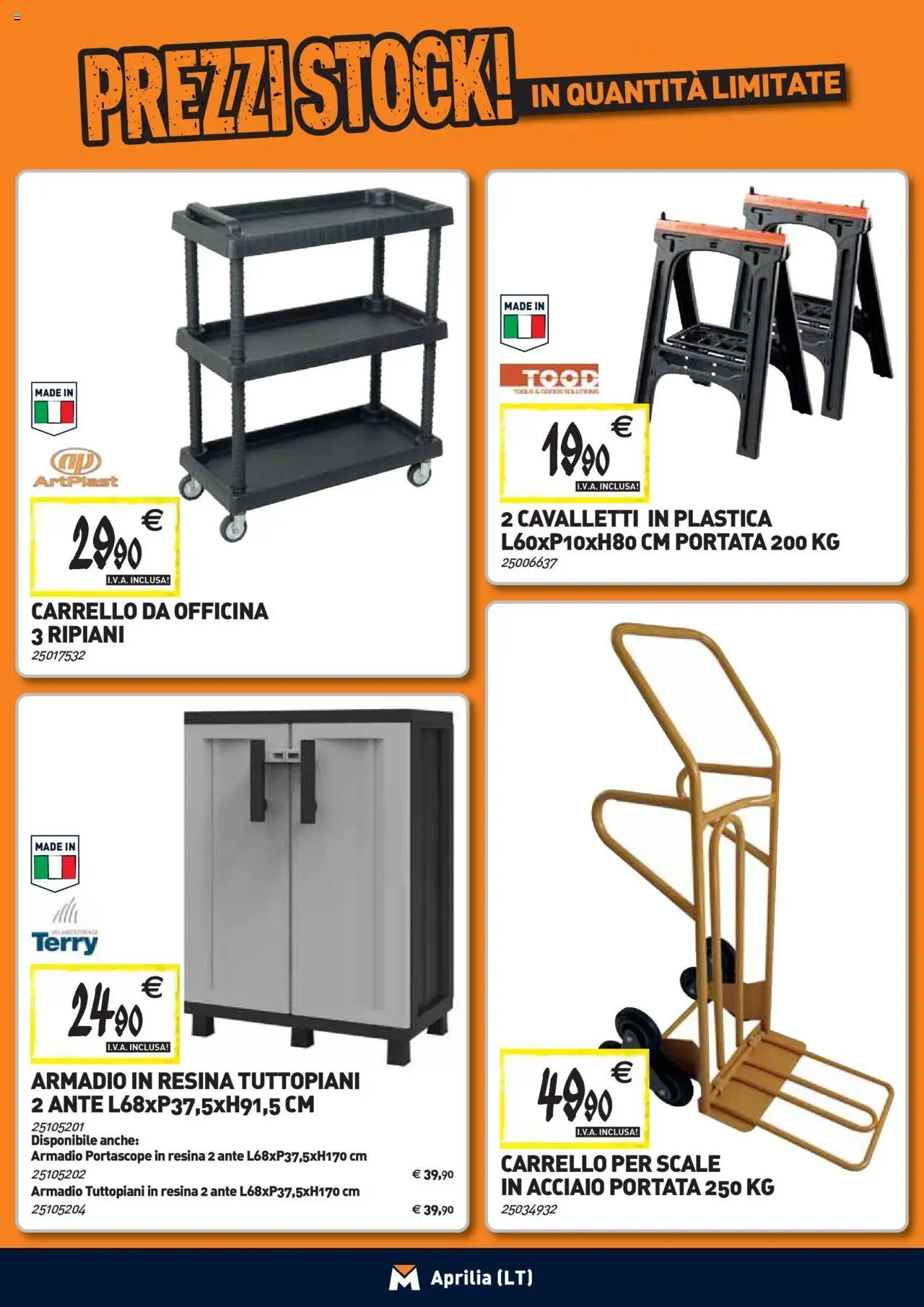 Volantino TECNOMAT del 27.08.2025 | Pagina: 22 | Prodotti: Carrello, Armadio