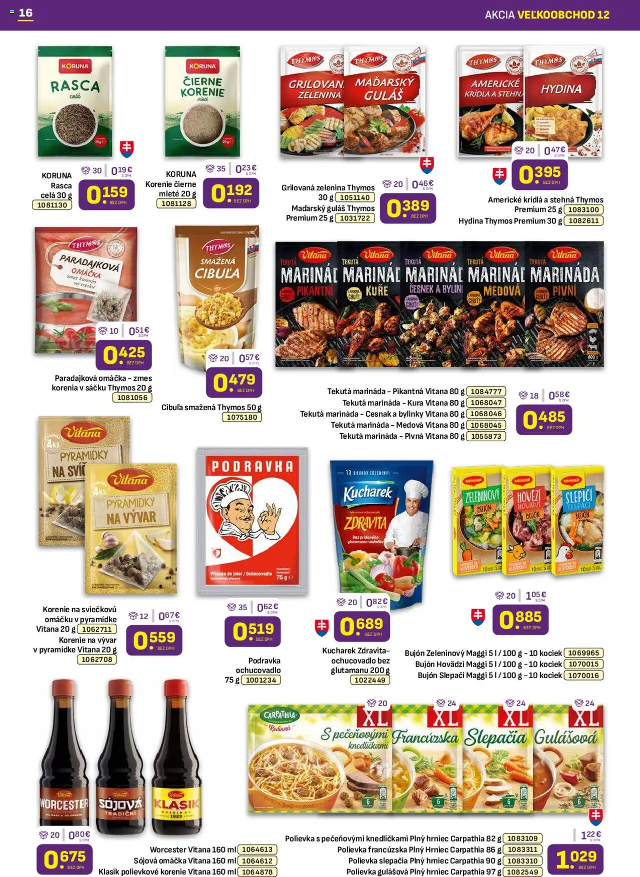 Libex leták │ platný od 16.06.2025 | Strana: 16 | Produkty: Bujón, Čierne korenie, Korenie, Cibuľa