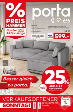Porta! Prospekt Leipzig ab 25.01.2026 gültig