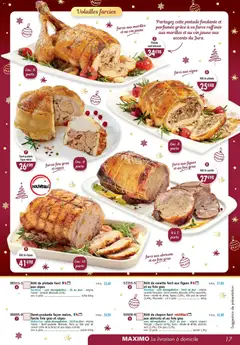 Maximo - Prévisualisation de Maximo catalogue valide à partir de 21.11.2025 | Page: 17 | Produits: Four, Abricots, Pintade, Viande