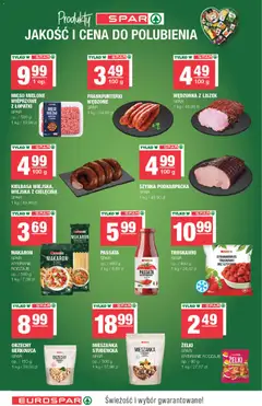 Pogląd oferty "Spar Gazetka - Eurospar" - ważna od 04.02.2026 | Strona: 10 | Produkty: Kiełbasa, Mięso, Makaron, Orzechy