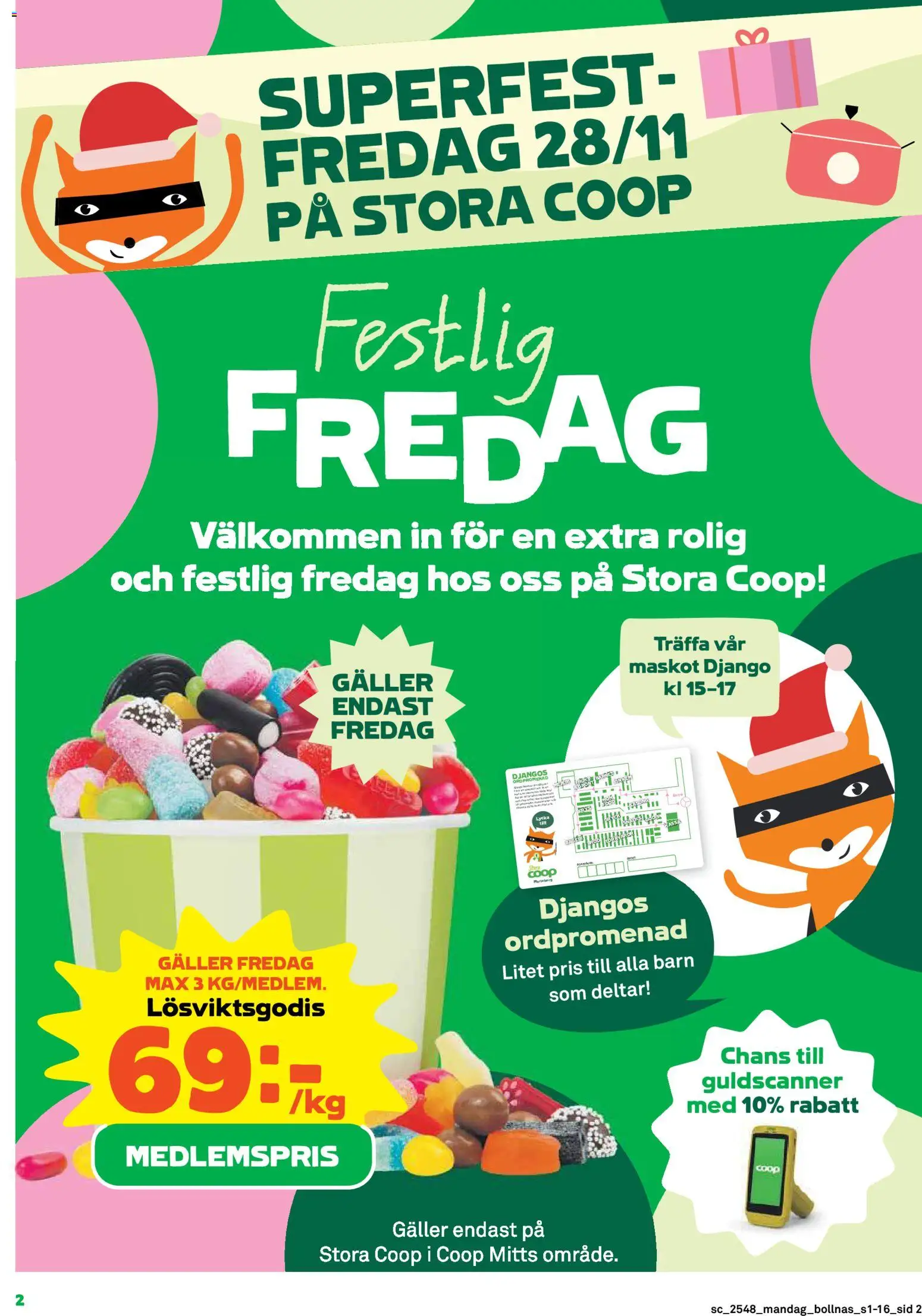 Stora Coop reklamblad aktuell från 24.11.2025 | Sida: 2 | Produkter: Galler
