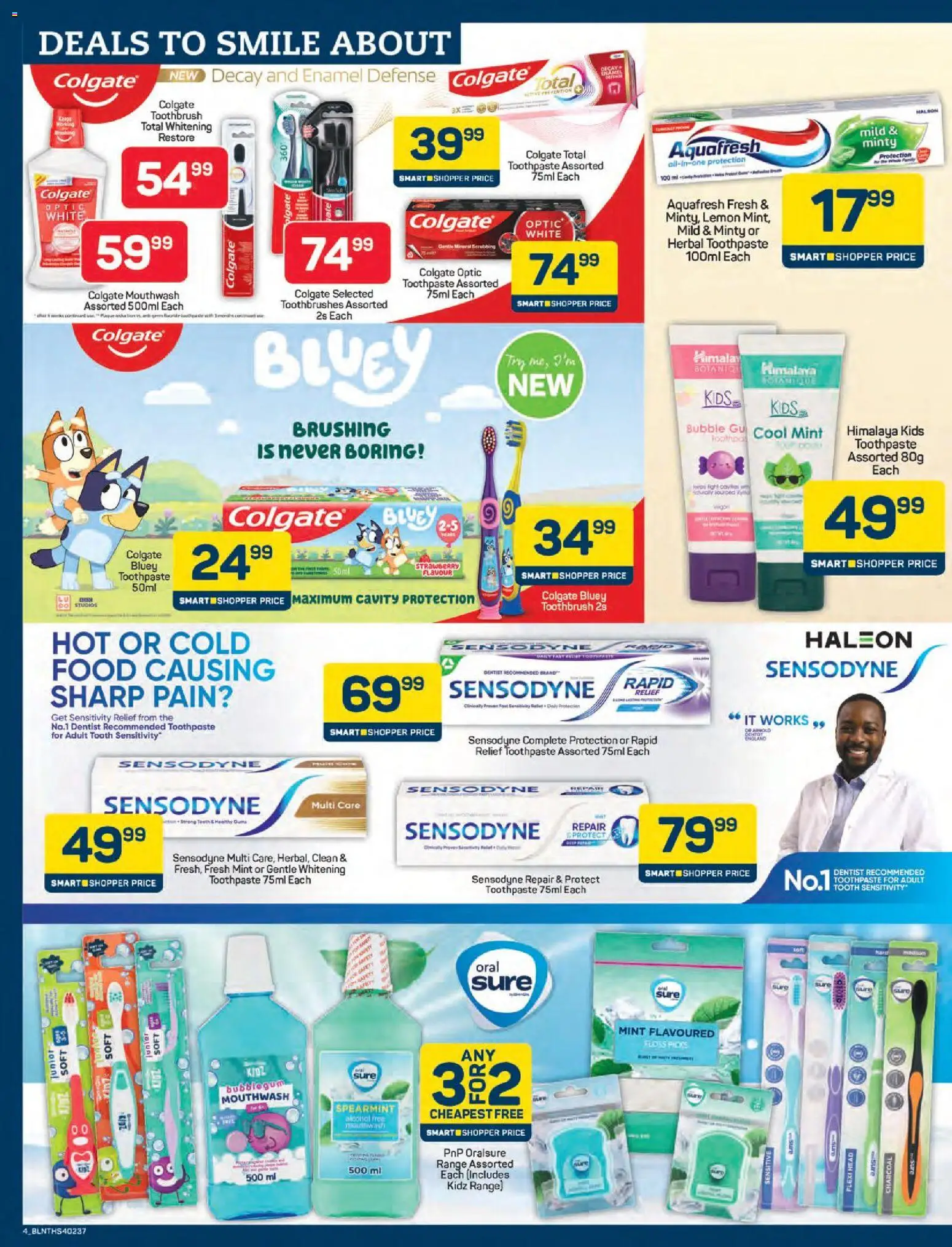 New Pick n Pay catalogue – valid from 24.04.2026 | Page: 4 | Products: Enamel, Toothpaste, Mouthwash, Lemon