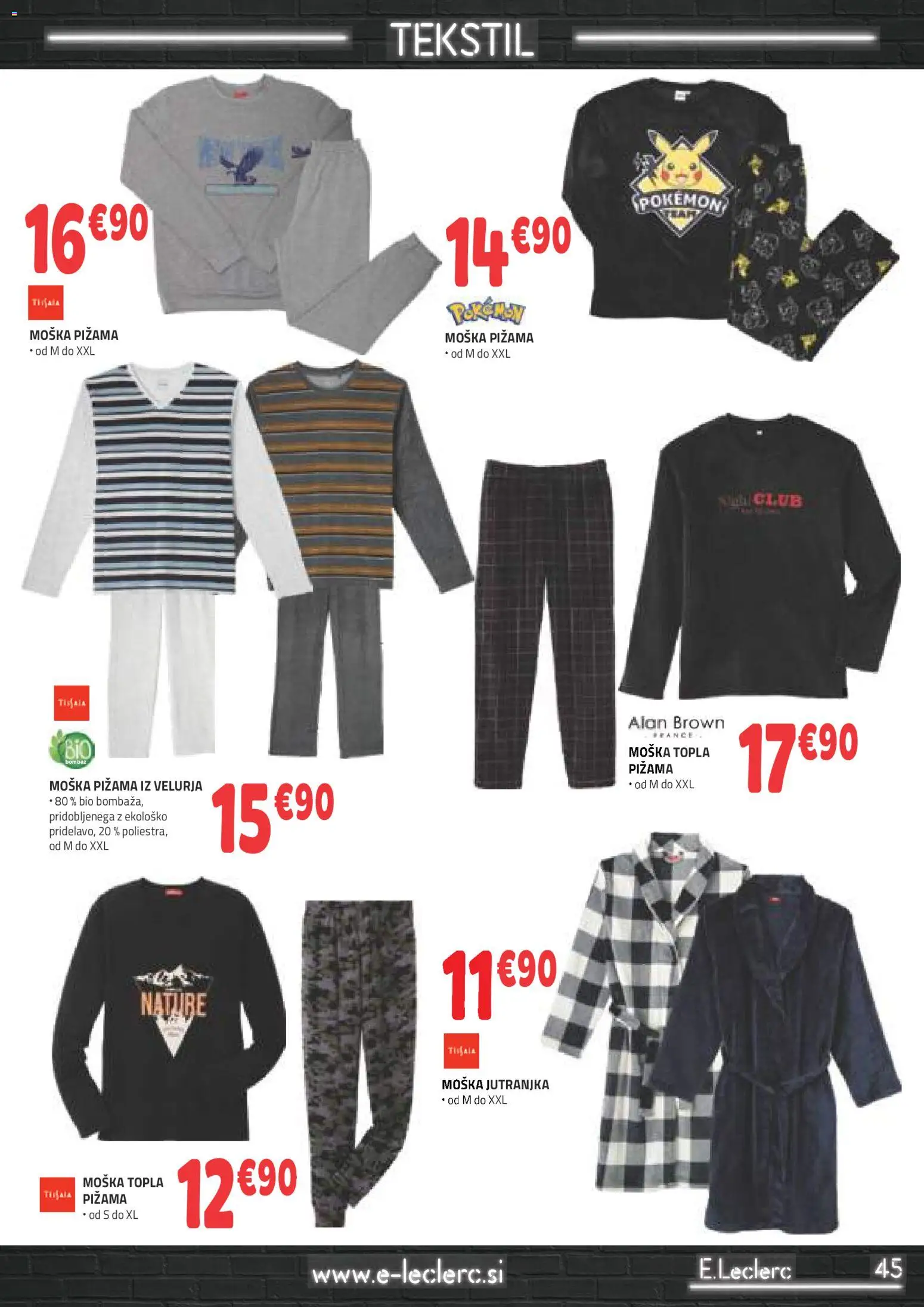 Novi E.leclerc katalog ponudbe – veljaven od 07.01.2026 | Stran: 5 | Izdelki: Pižama