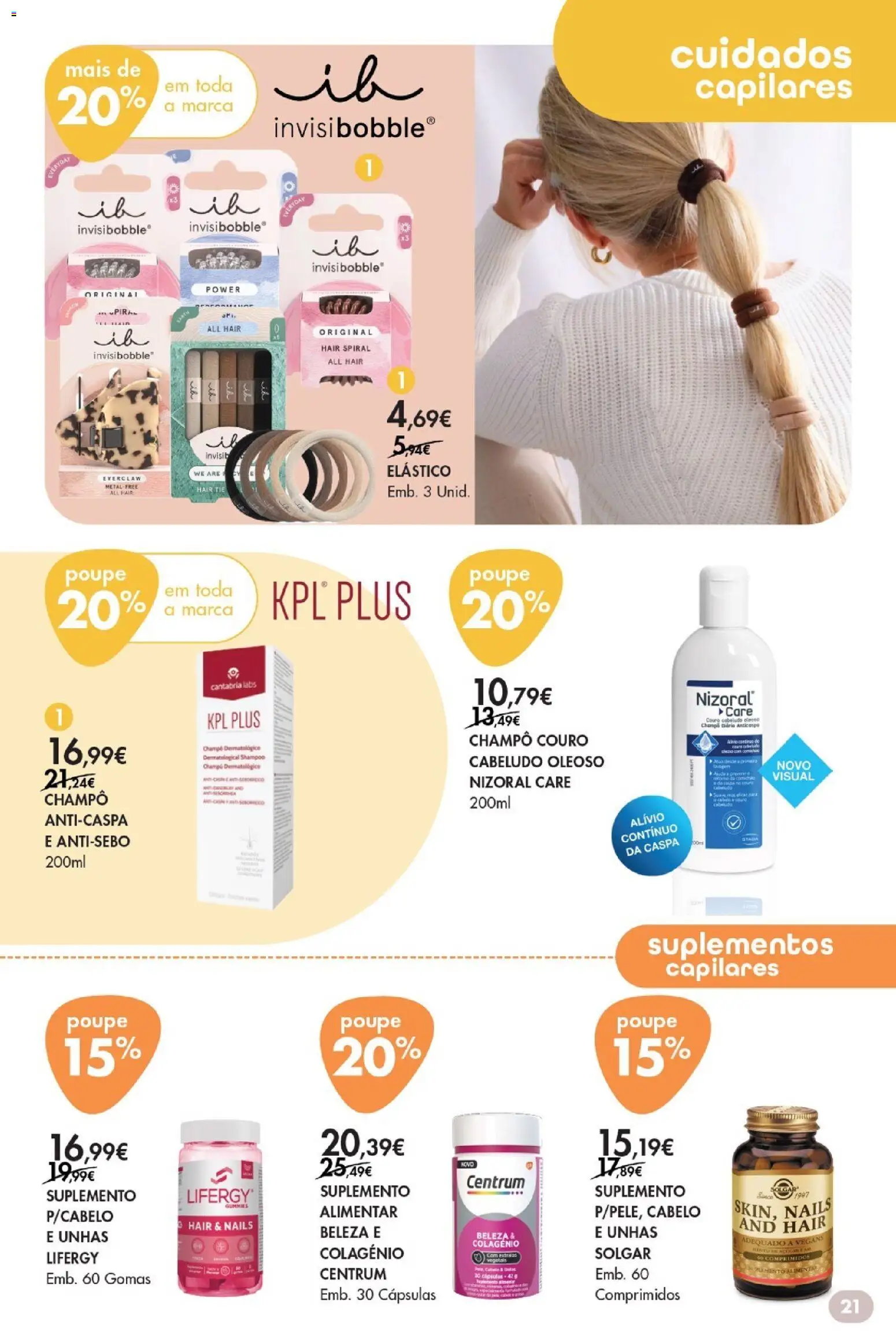 Pingo Doce - Bem Estar Primavera Lojas │ válido de 07.04.2026 | Página: 21 | Produtos: Shampoo, Gomas