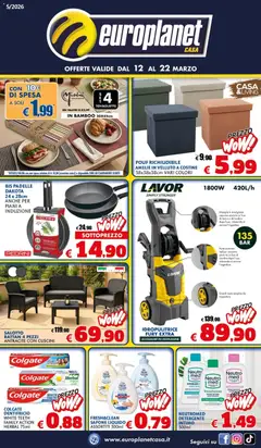 Anteprima del volantino Europlanet Casa volantino valido a partire dal 12.03.2026