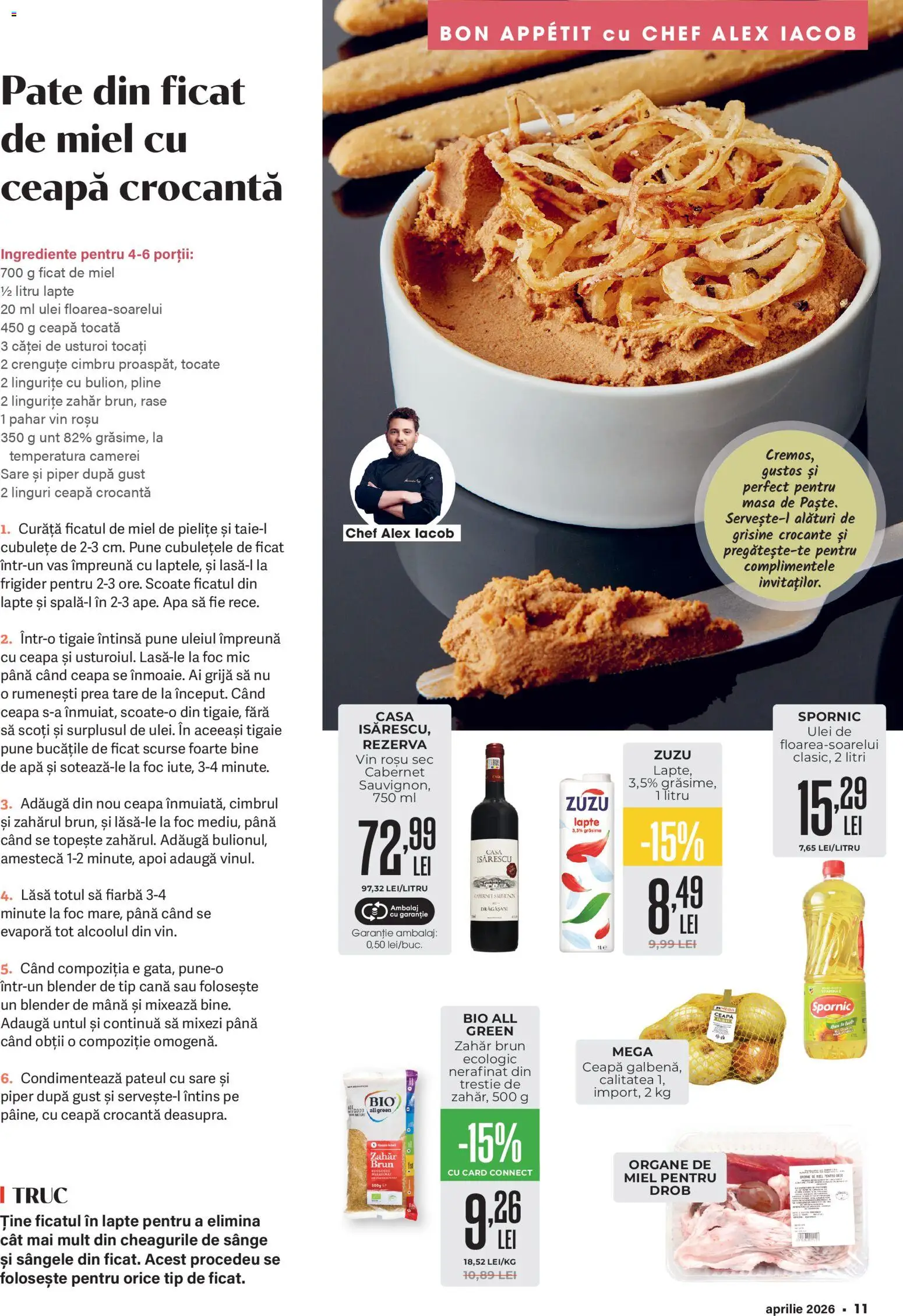 Noul catalog Mega Image – valabil de la 26.03.2026 | Pagină: 11 | Produse: Frigider, Unt, Vin, Zahăr