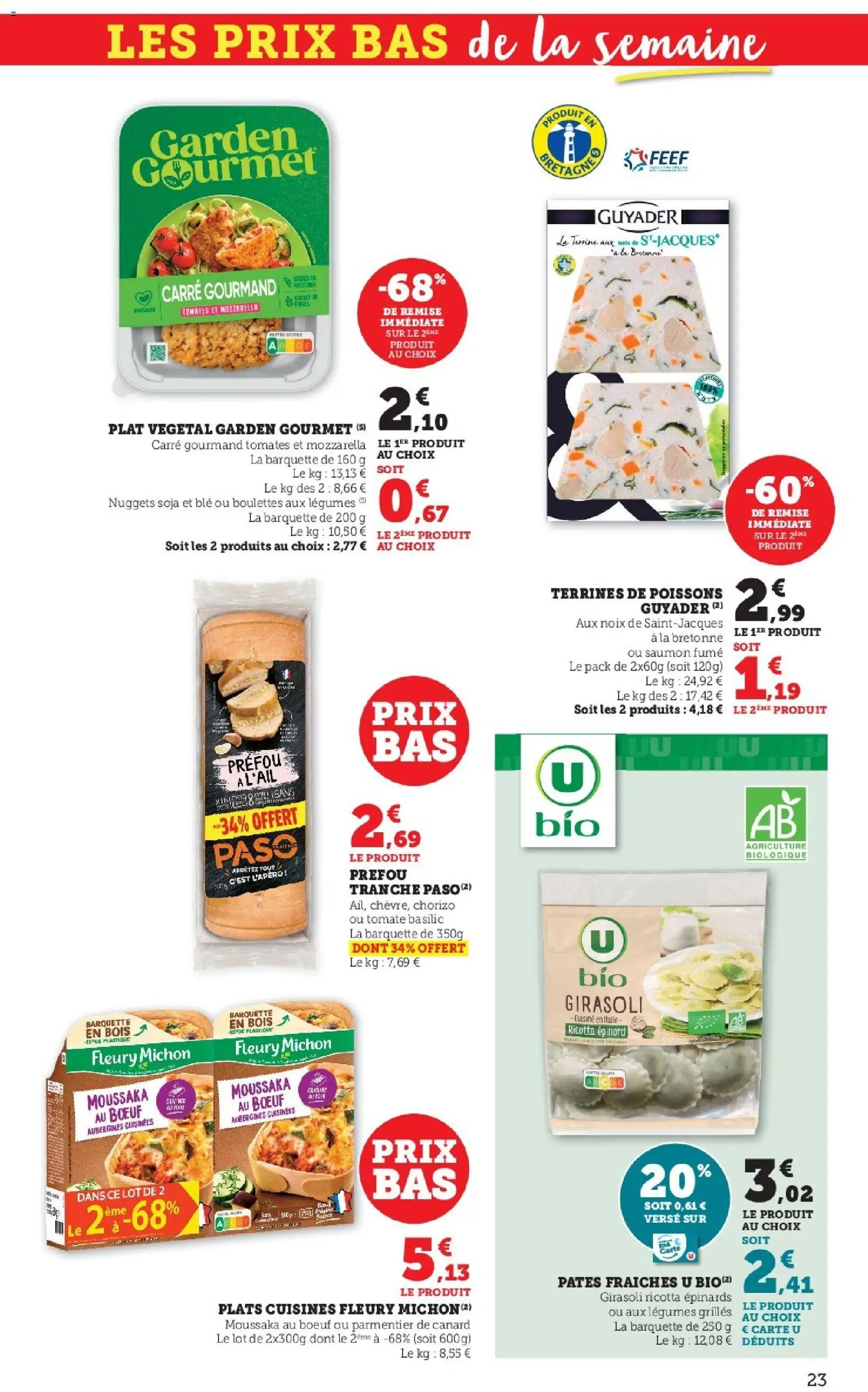 {H1} | Page: 23 | Produits: Epinard, Saumon fumé, Ricotta, Pâtes