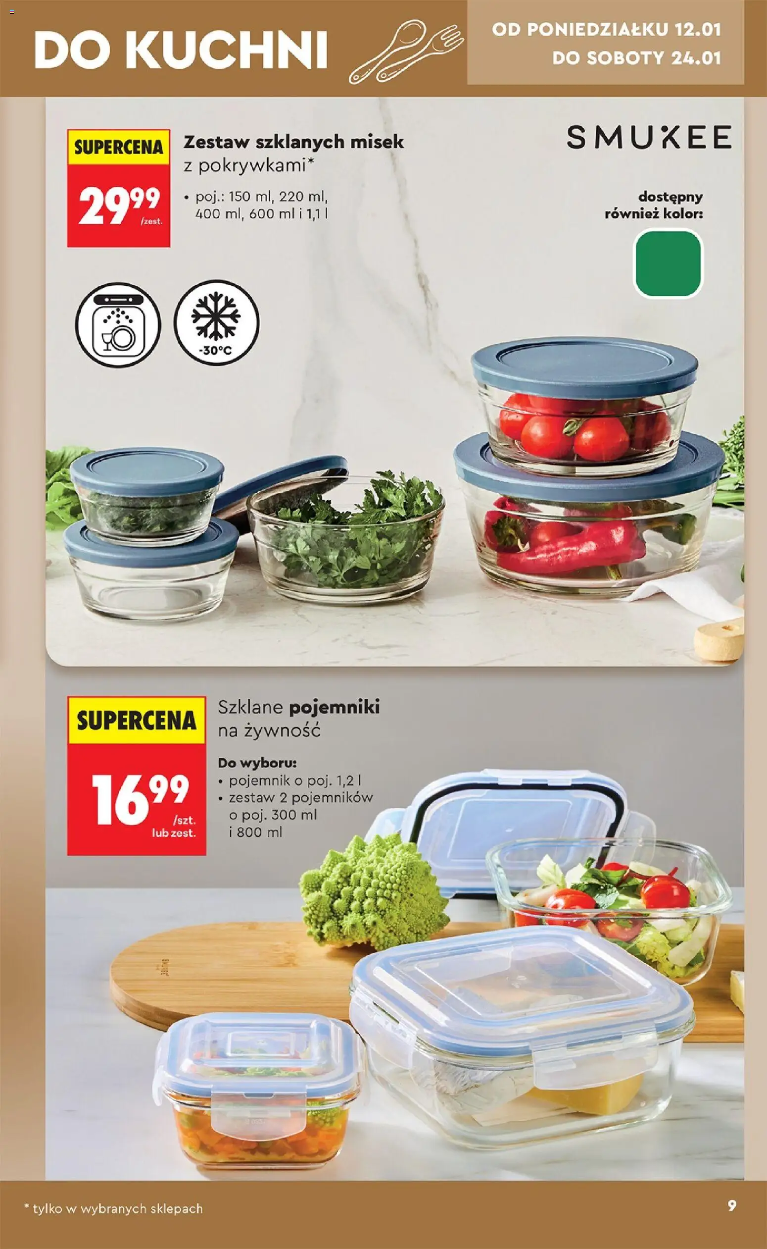 Biedronka gazetka - Hity i inspiracje od 10.01.2026 | Strona: 11 | Produkty: Pojemniki na żywność