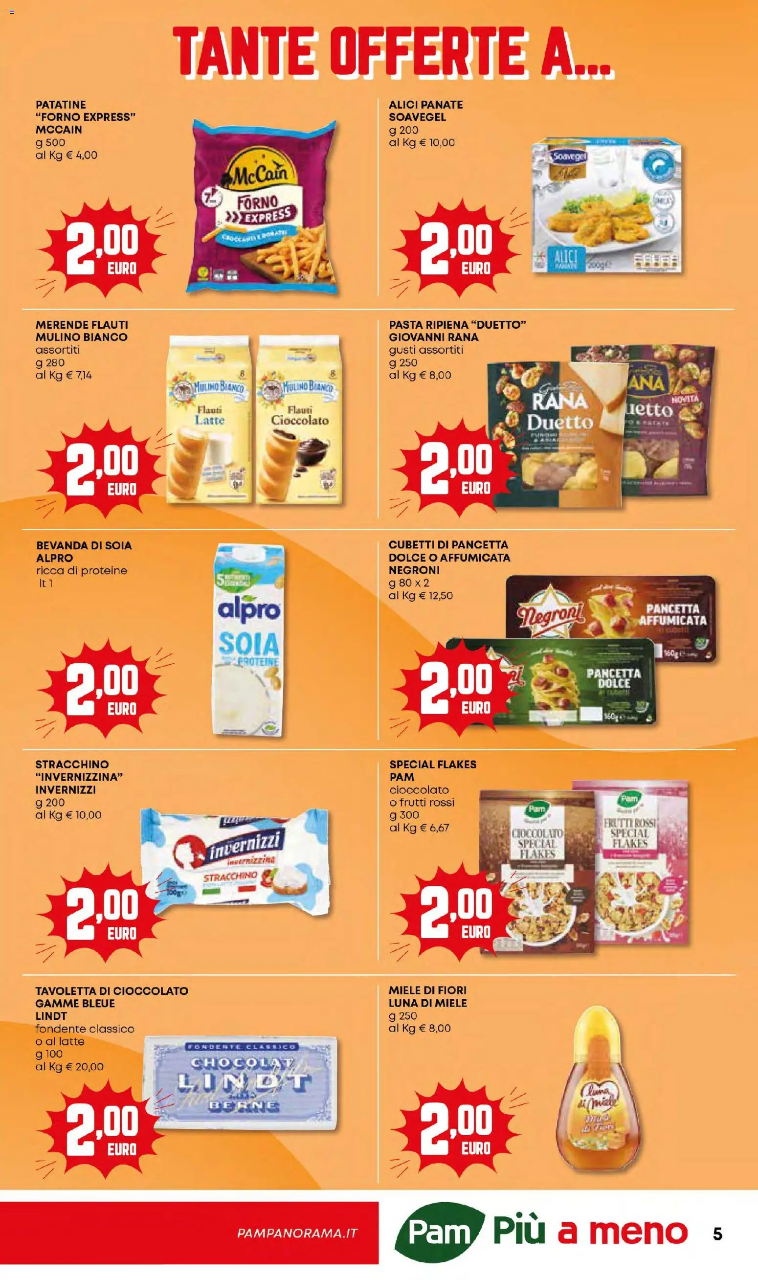 Volantino Panorama del 15.01.2026 | Pagina: 5 | Prodotti: Patatine, Lima, Pasta, Stracchino