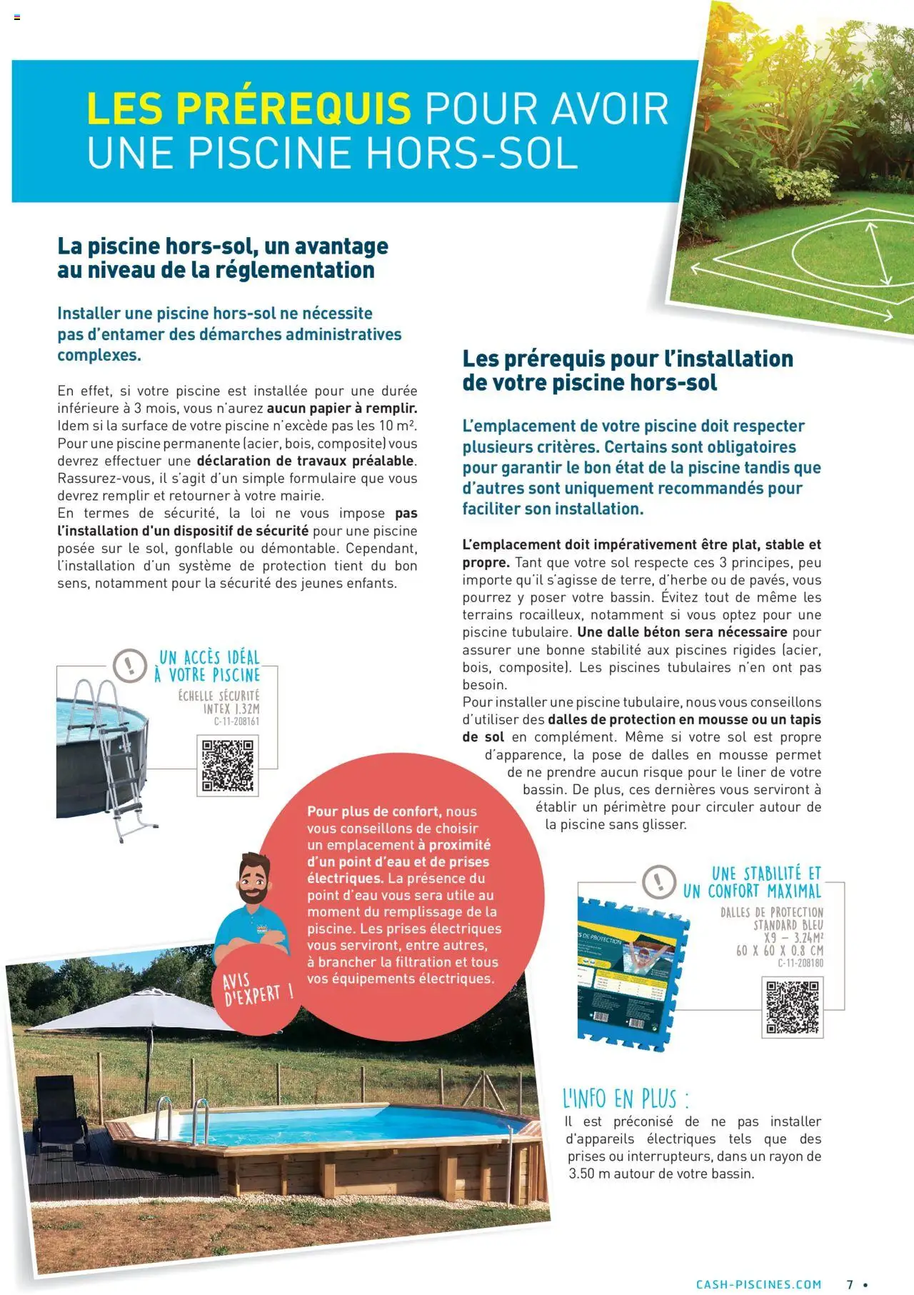 {H1} | Page: 7 | Produits: Mousse, Prises, Tapis