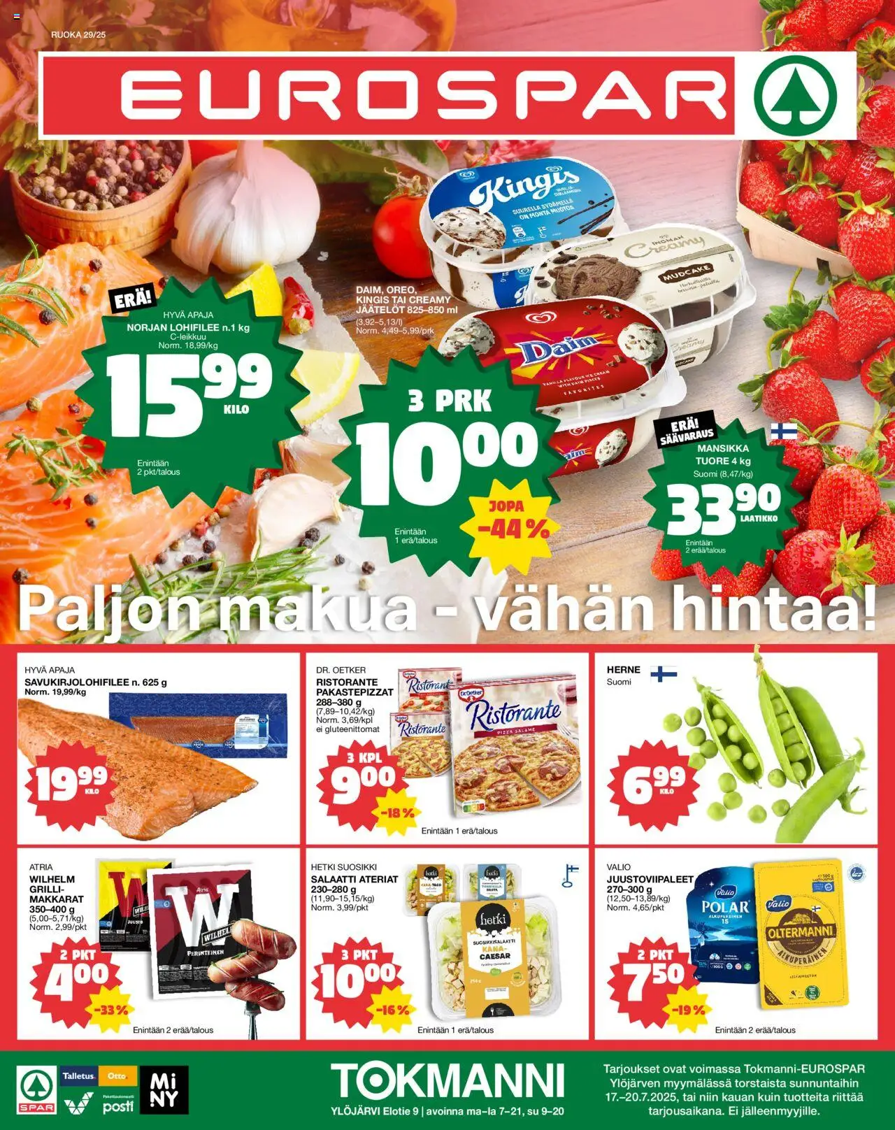  | Sivu: 1 | Tuotteet: Grilli, Kana, Pizza, Salaatti