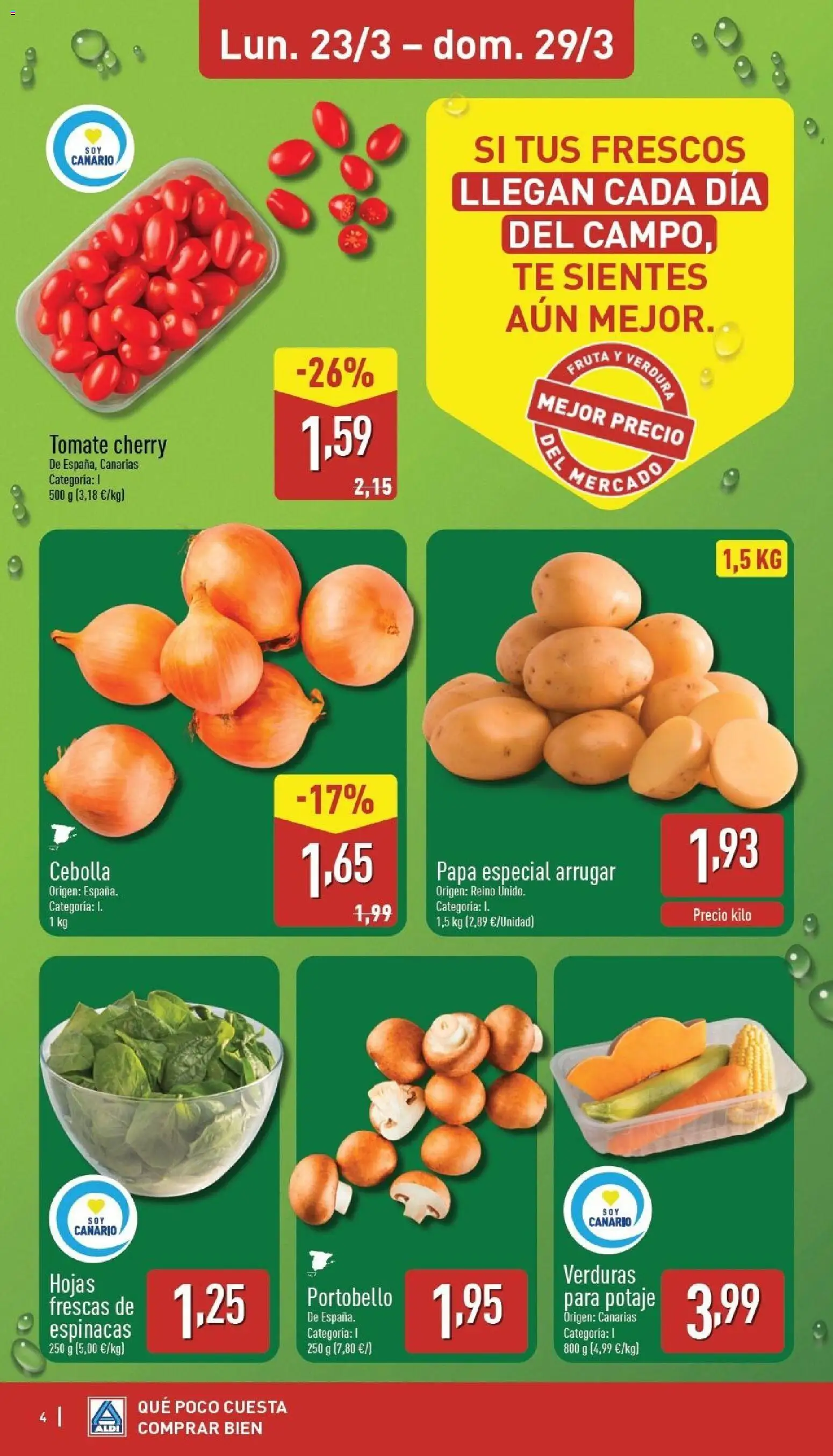 Aldi folleto Canarias │ válido desde el 23.03.2026 | Página: 4 | Productos: Πορσελάνη, Té, Παγωμένο τσάι