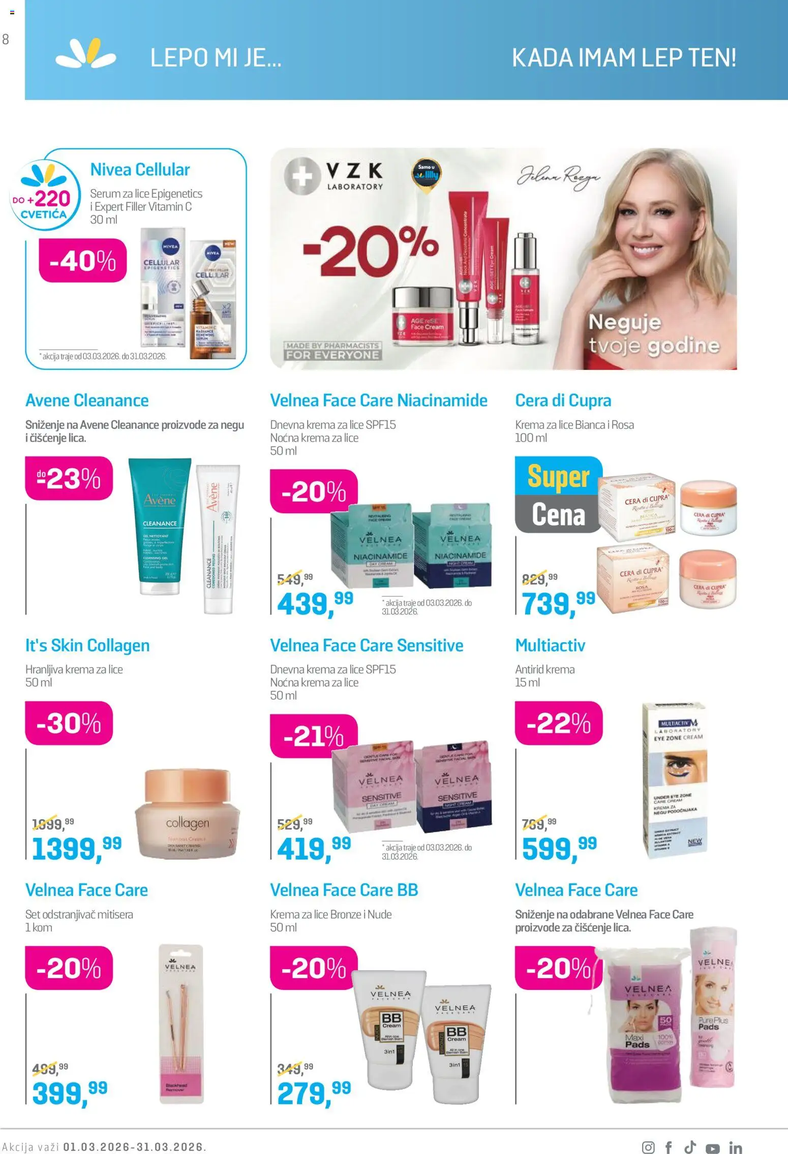 Lilly drogerie katalog - važi od 01.03.2026 | Strana: 8 | Proizvode: Nivea, Krema