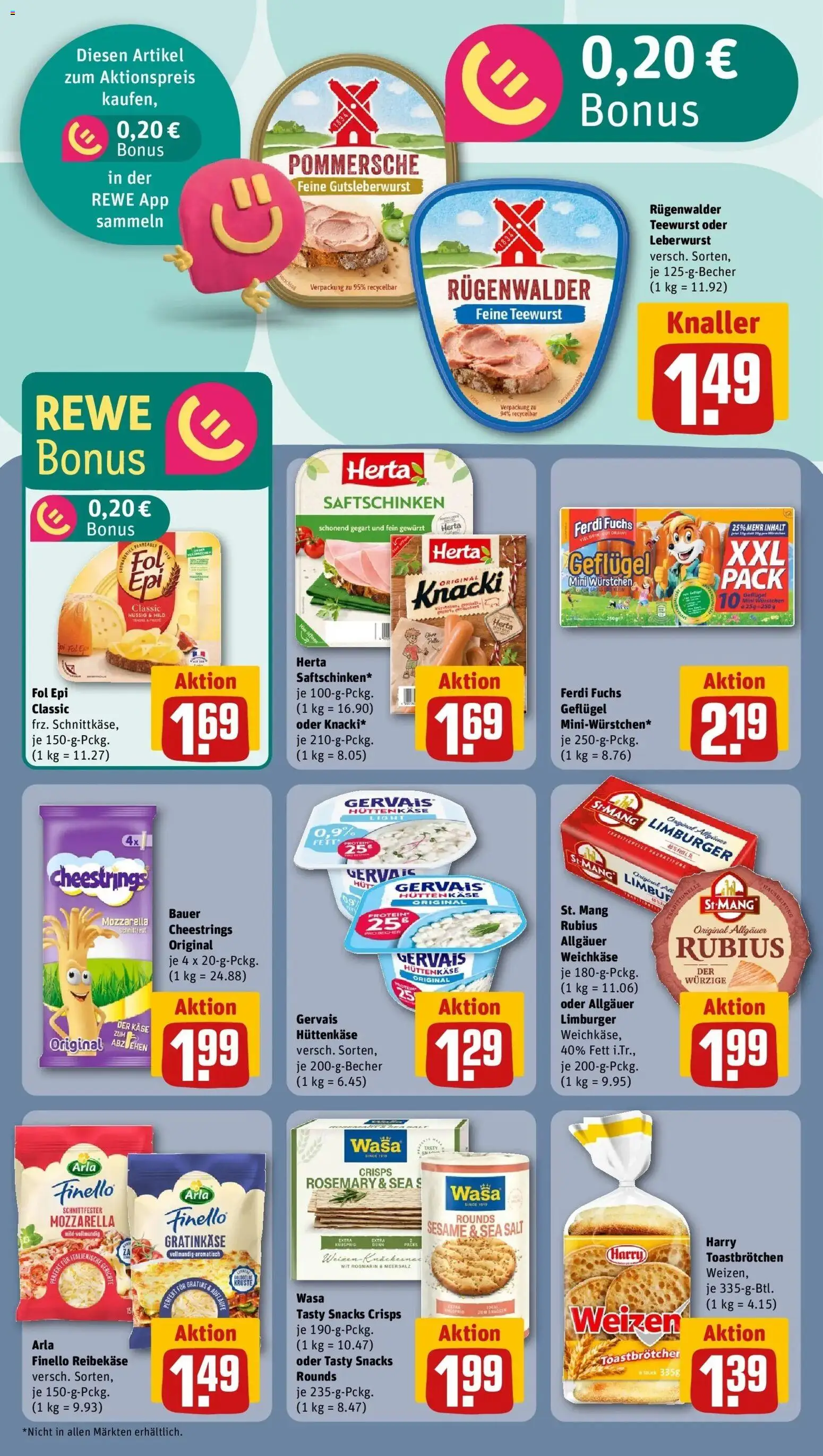 Rewe Prospekt Dransfeld	 – gültig ab 01.03.2026 | Seite: 14 | Produkte: Käse, Mozzarella, Reibekase, Hüttenkäse