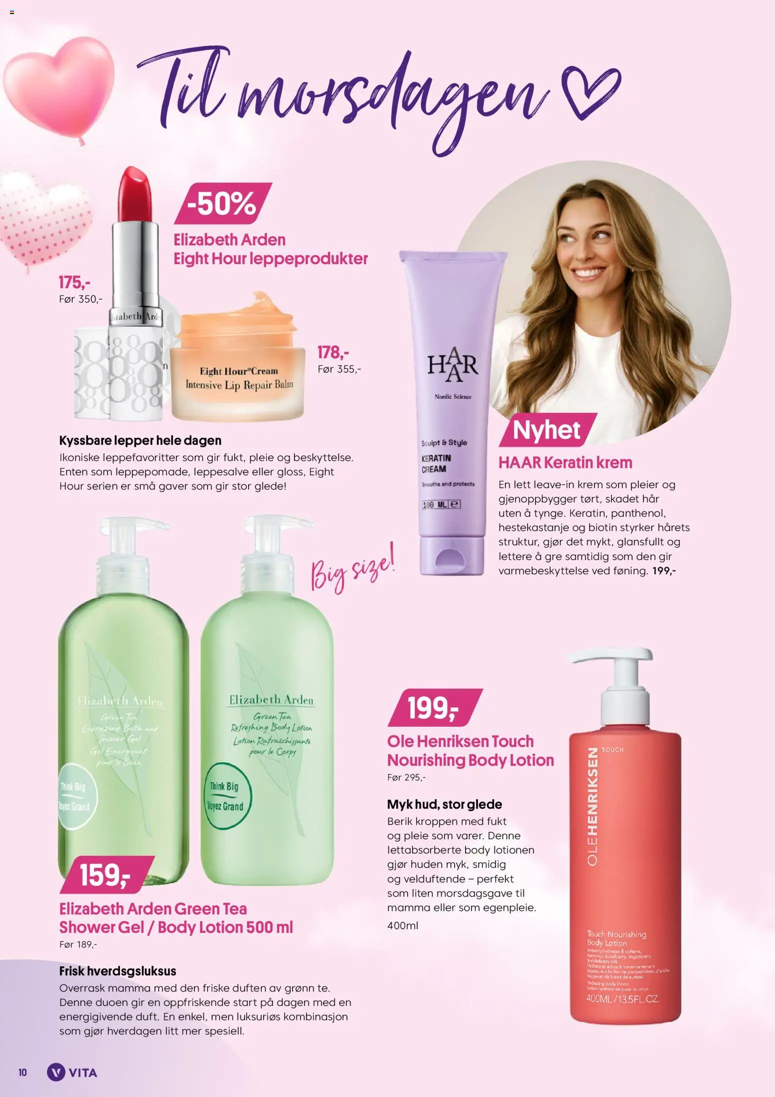 {H1} | Side: 10 | Produkter: Lip, Body, Body Lotion, Сушильные машины