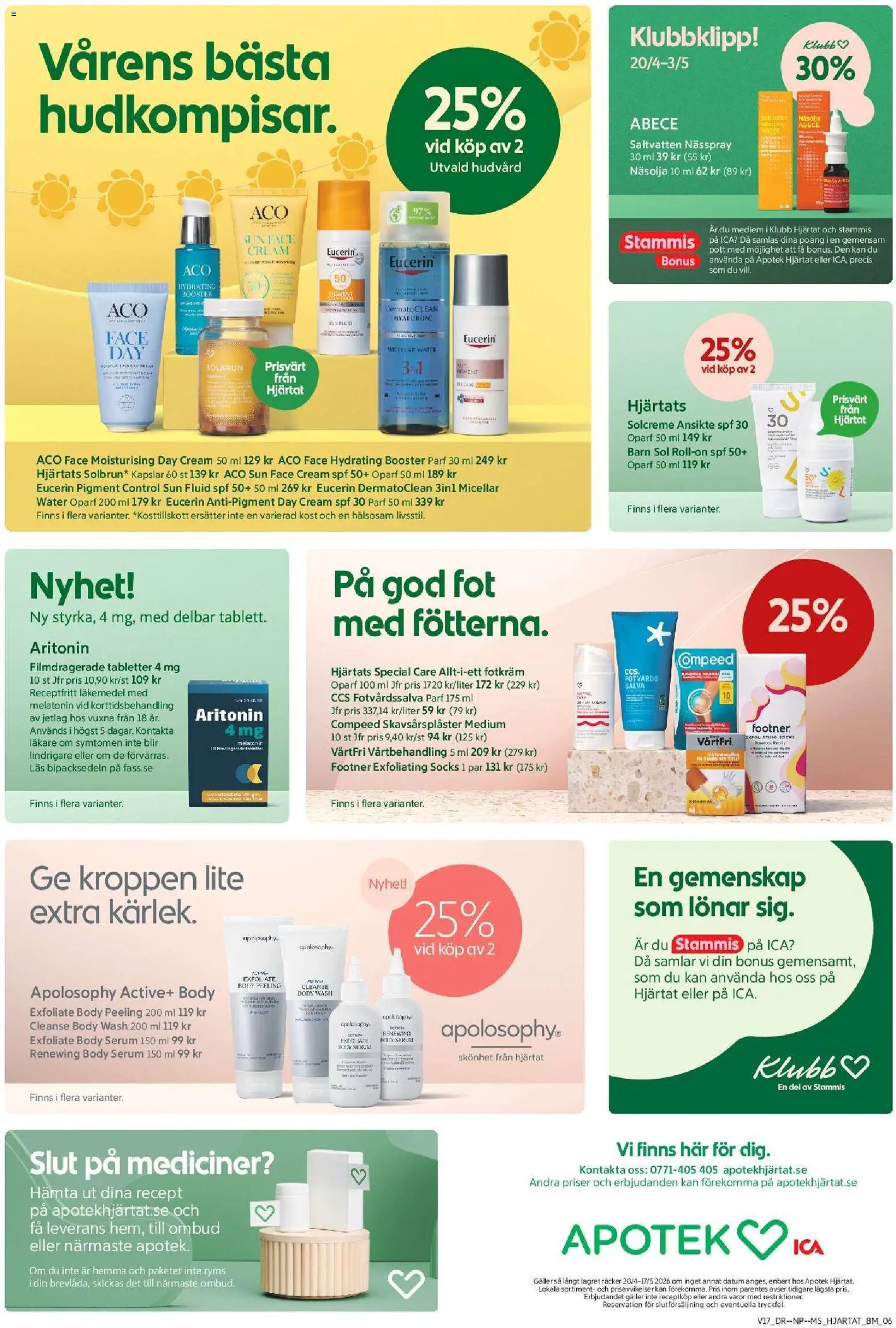 ICA Maxi reklamblad aktuell från 20.04.2026 | Sida: 11 | Produkter: Peeling, Galler, Nässpray, Fotkräm