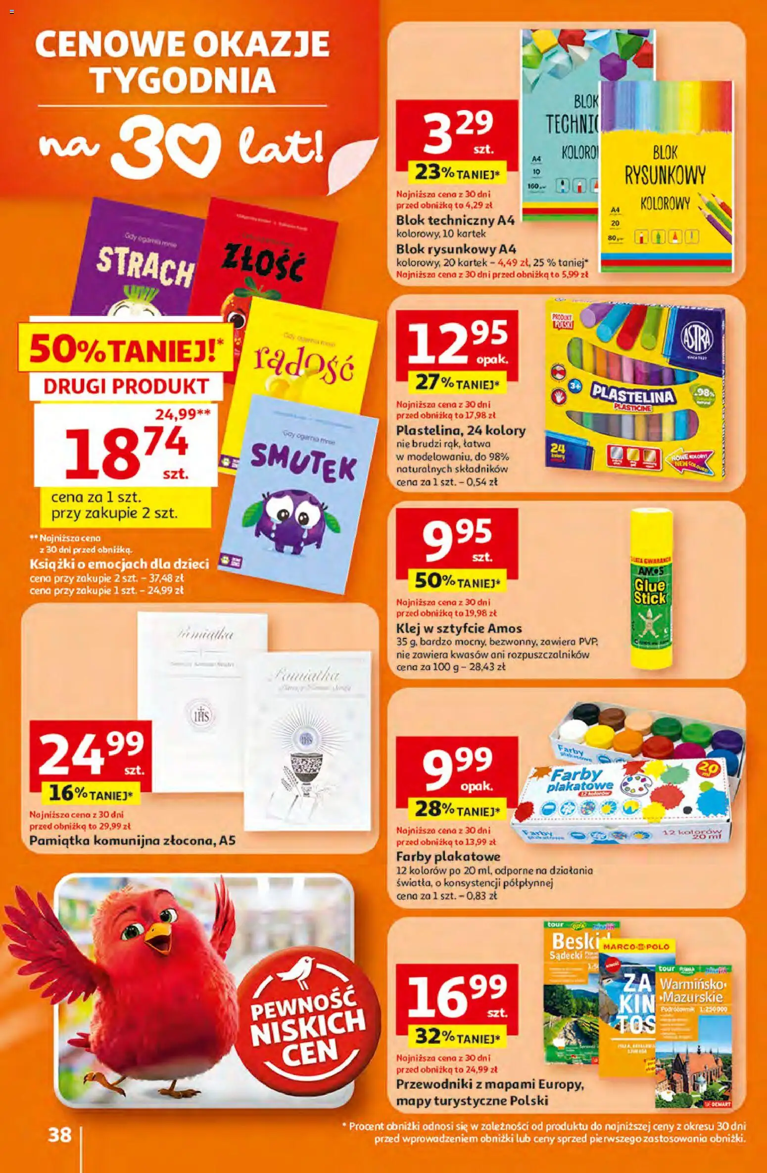 Auchan gazetka - 30 Lat Hipermarket od 16.04.2026 | Strona: 38 | Produkty: Książki