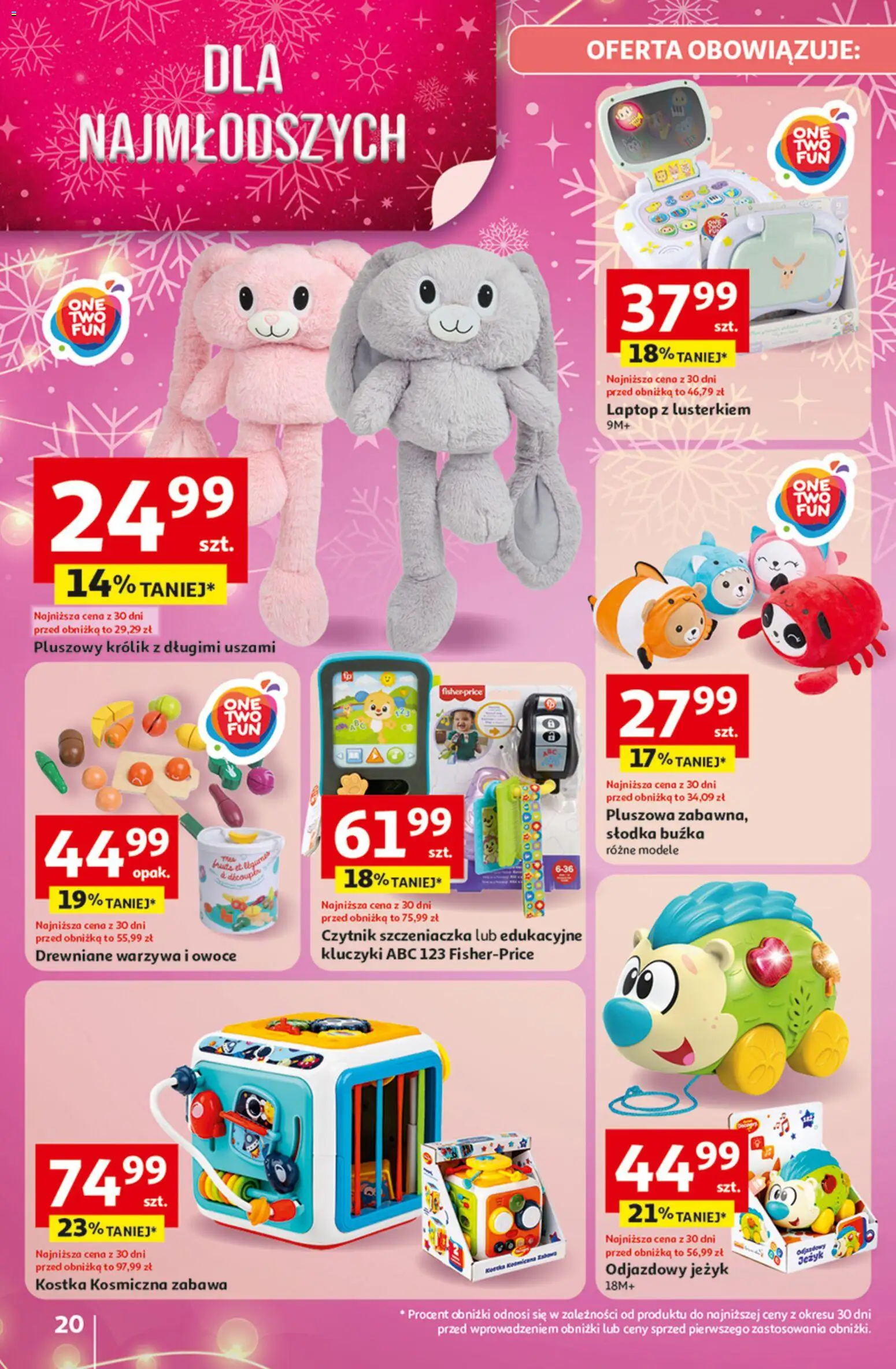 Auchan Gazetka - Katalog prezenty od 27.11.2025 | Strona: 20 | Produkty: Laptop, Warzywa, Owoce
