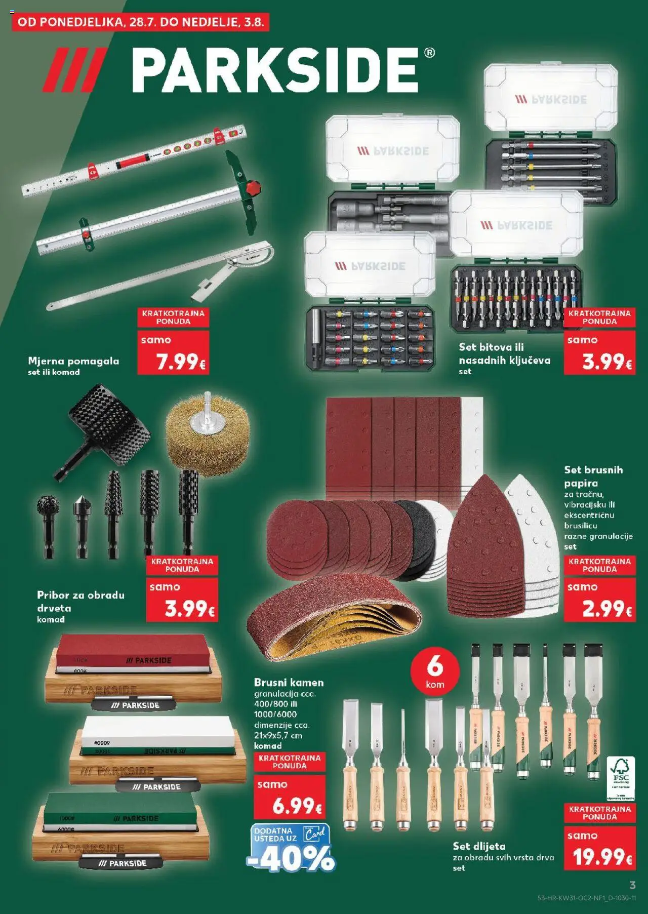 Kaufland katalog | vrijedi od 30.07.2025 | Stranica: 3 | Proizvodi: Parkside