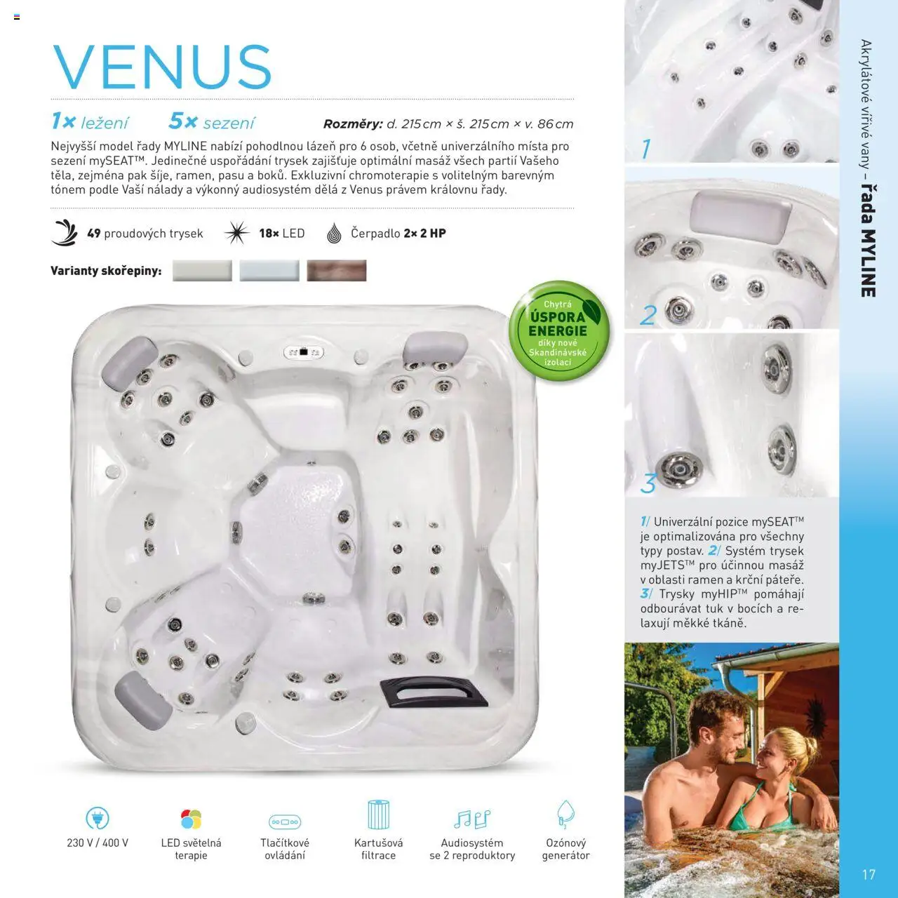 Mountfield katalog - Vířivky od 16.04.2025 | Strana: 17 | Produkty: Čerpadlo, LED