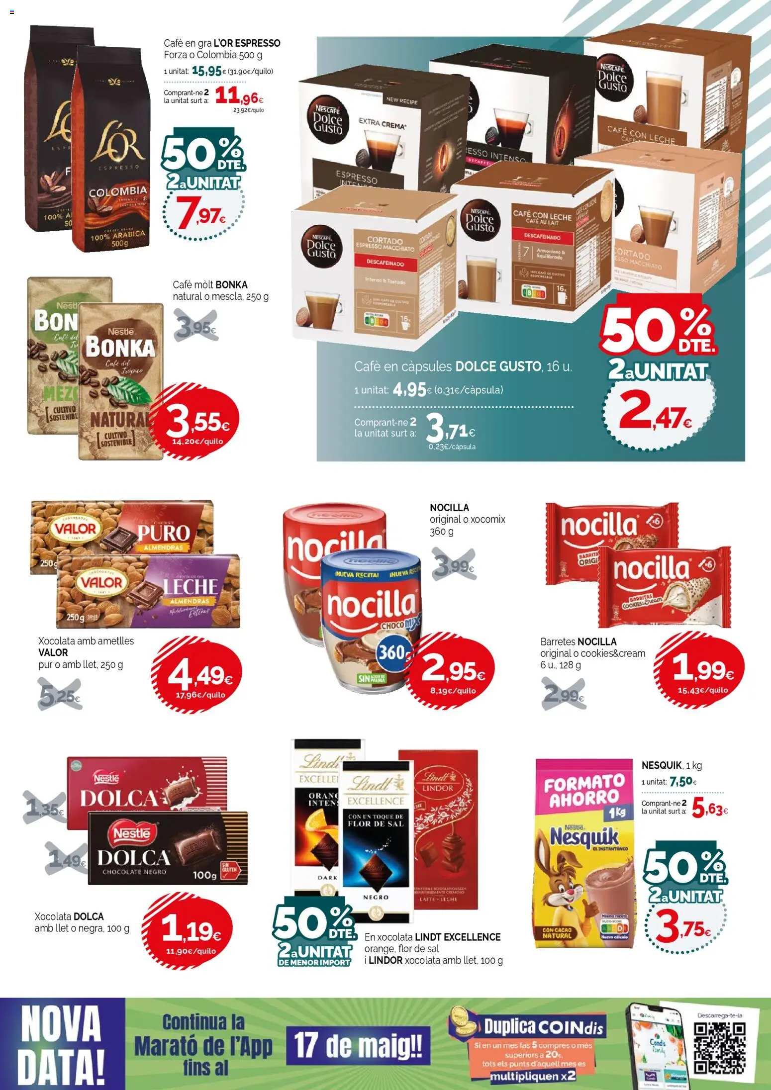 Condis folleto life │ válido desde el 22.04.2026 | Página: 11 | Productos: Leche, Chocolate, Κεραία, Φρυγανιές σικάλεως