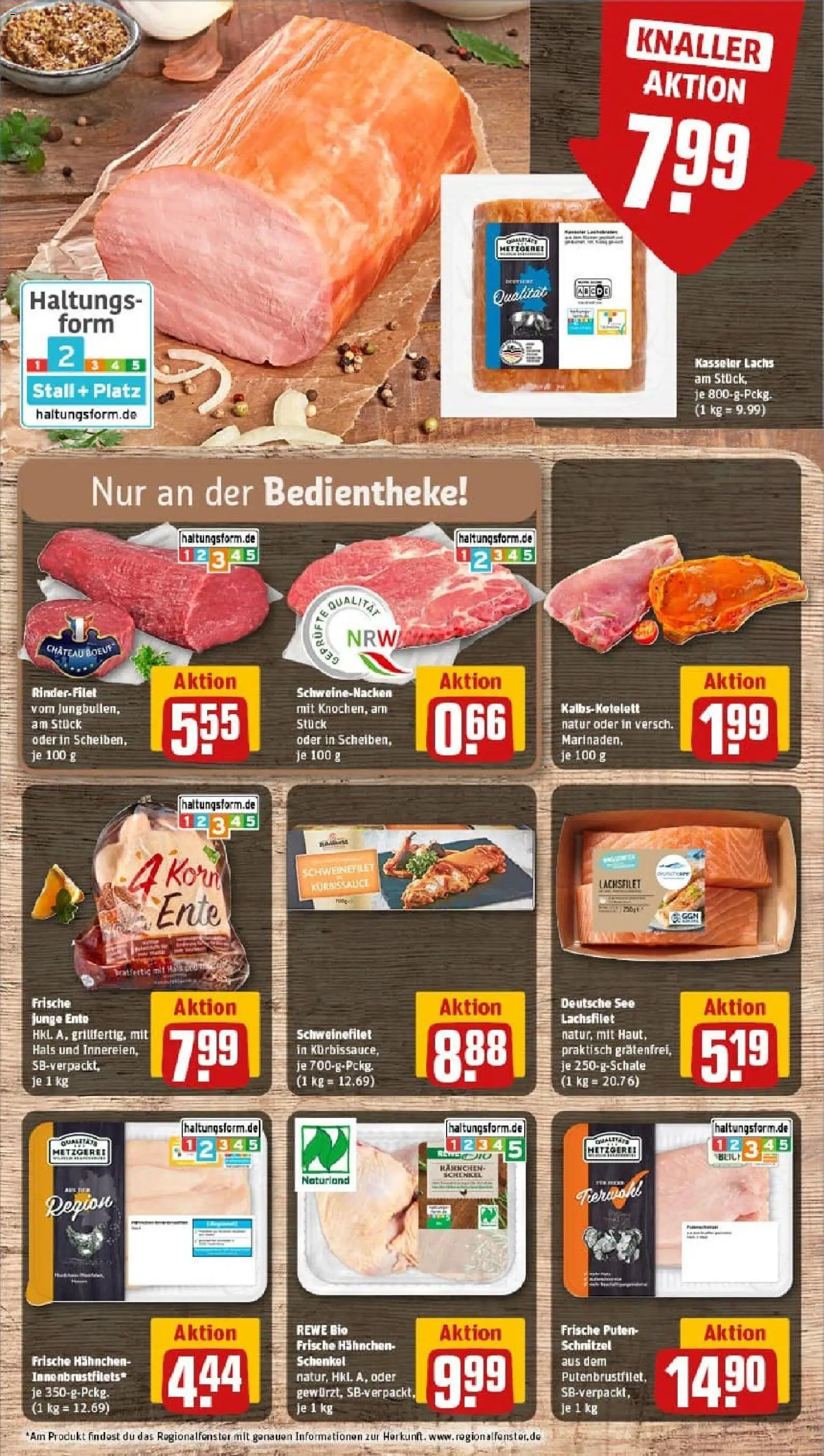 Rewe prospekt Ibbenbüren	 – gültig ab 26.10.2025 | Seite: 10 | Produkte: Rinderfilet, Schweinenacken, Schweinefilet, Ente