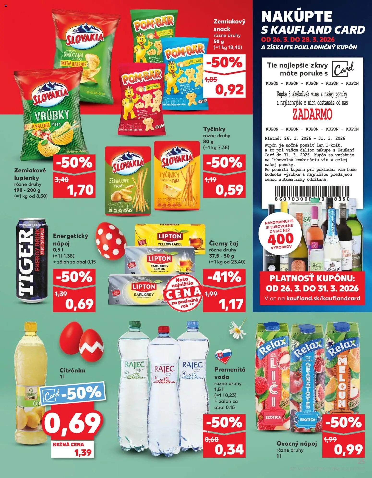 Kaufland SK akciós ujság - amely érvényes a következő dátumtól: 26.03.2026 | Oldal: 25 | Termékek: Pizza
