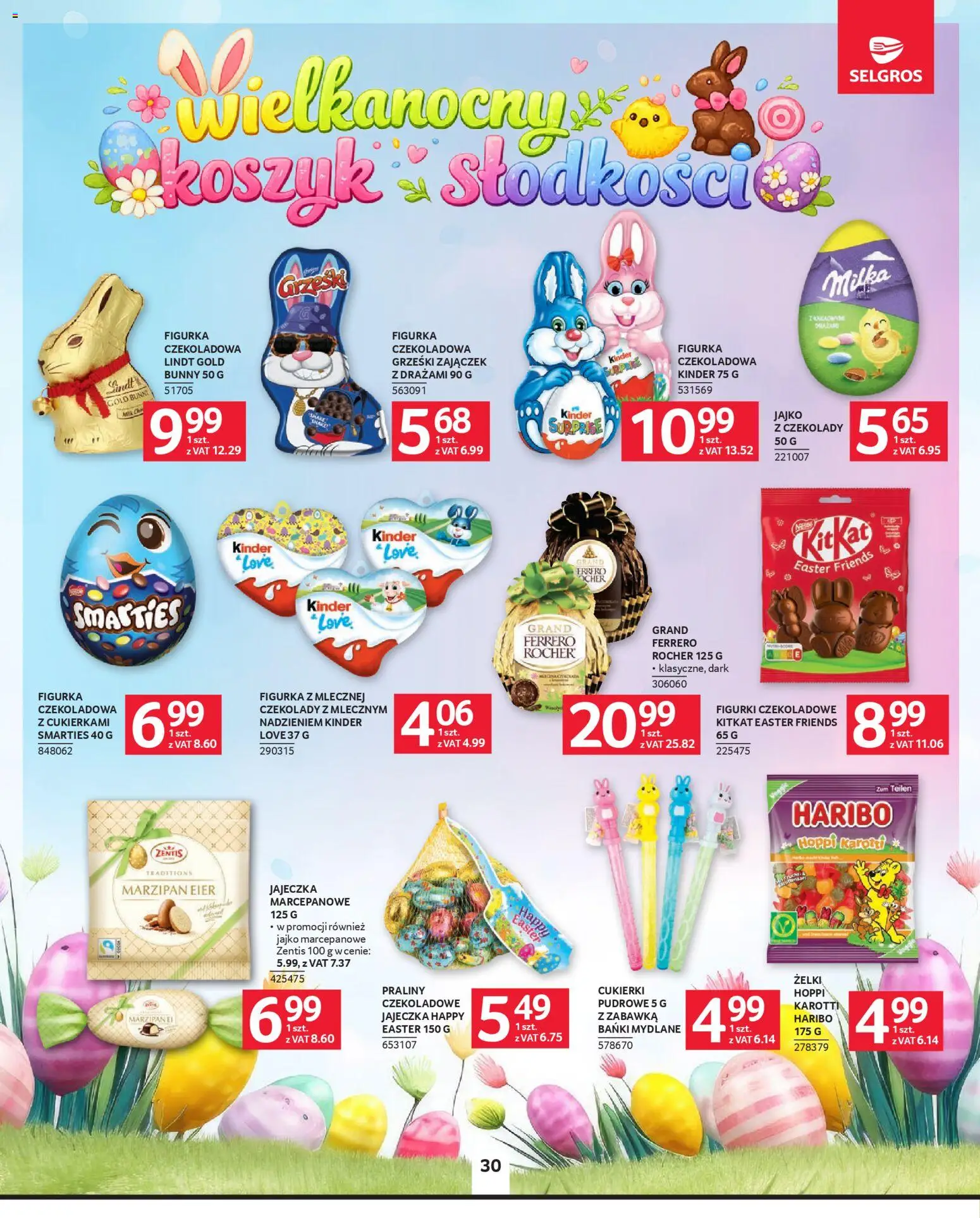 Selgros cash&carry gazetka od 26.03.2026 | Strona: 30 | Produkty: Czekolady, Czekoladowa, Figurki, Cukierki