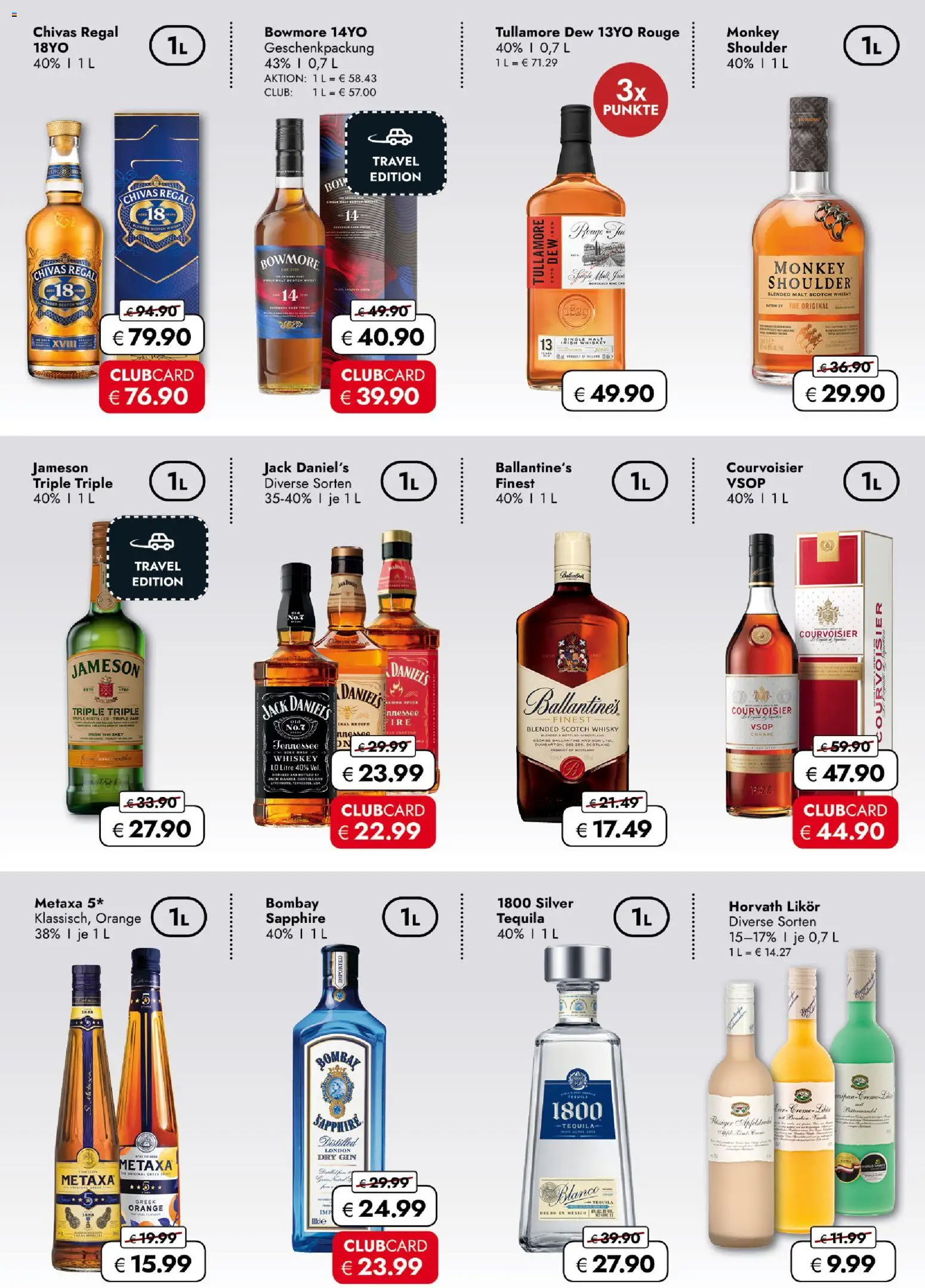 Travel Free  Aktionsangebote – gültig ab 23.01.2026 | Seite: 2 | Produkte: Likör, Jack Daniel's, Jameson, Gin