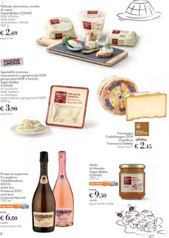 Anteprima del volantino Formaggio Castelmagno DOP Caseificio Francesco Rabbia, all'etto valido a partire dal 01.12.2025 | Pagina: 8 | Prodotti: Tartufo, Formaggio, Ricotta, Gorgonzola