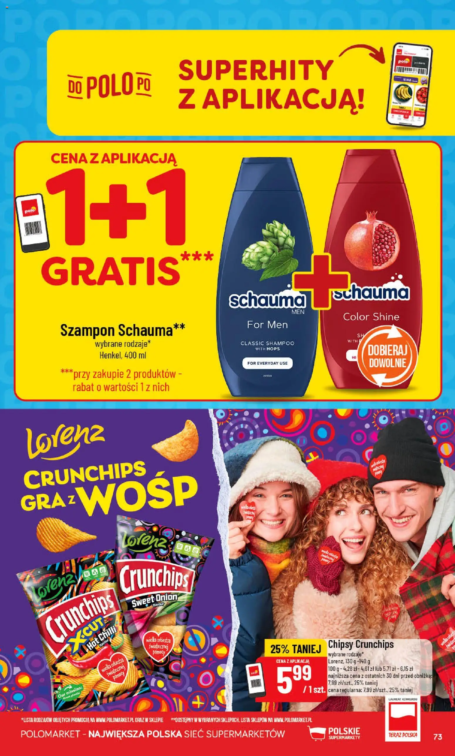 POLOmarket Gazetka od 27.12.2025 | Strona: 73 | Produkty: Chipsy, Szampon