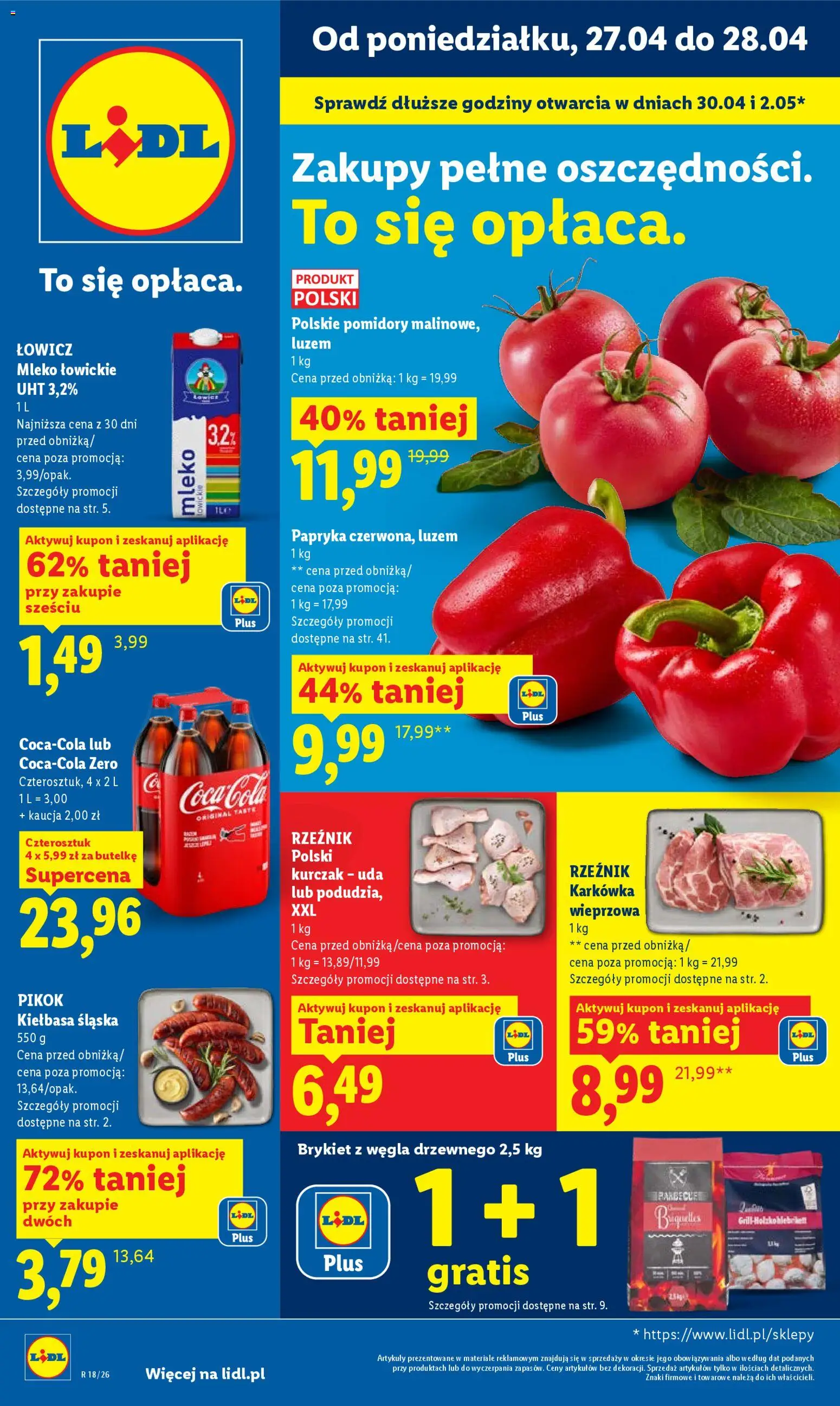 Lidl gazetka od 27.04.2026 | Strona: 1