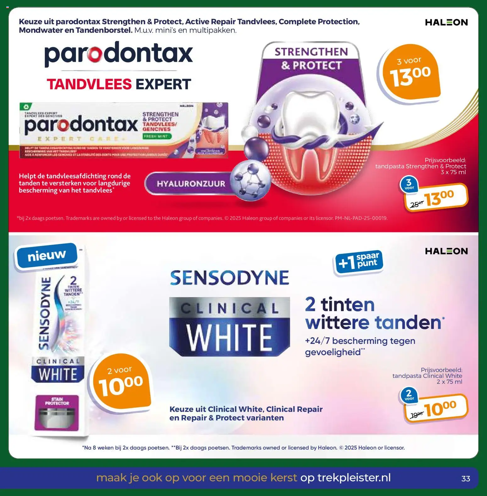 {H1} | Pagina: 33 | Producten: Tandpasta, Mondwater