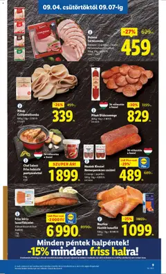 Lidl akciós ujság - amely érvényes a következő dátumtól: 04.09.2025 | Oldal: 9