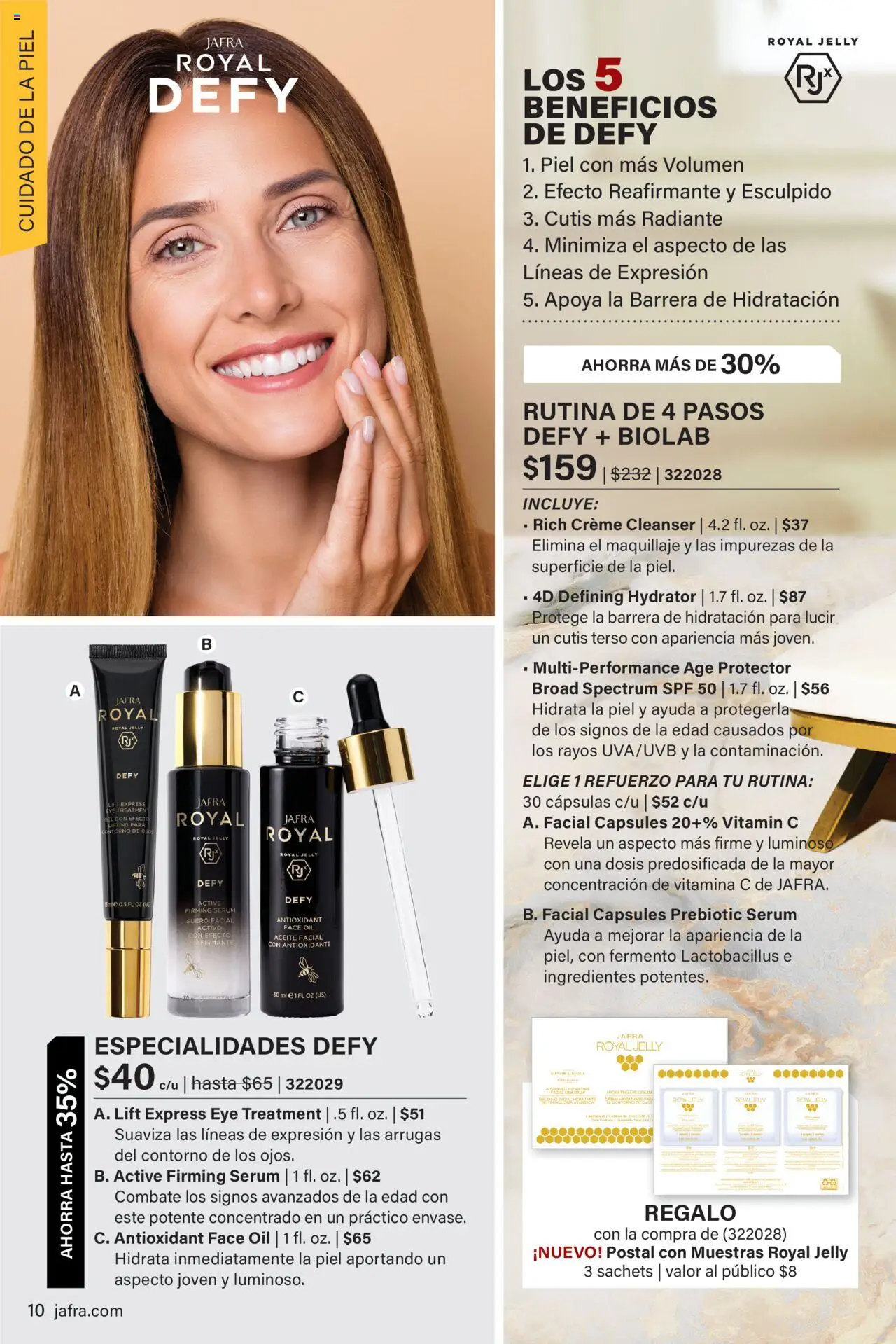 JAFRA folleto │ válido desde el 01.06.2025 | Página: 10 | Productos: Maquillaje, Κρεμάστρα, Sérum, Aceite