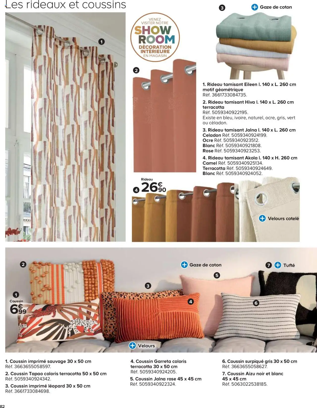  | Page: 82 | Produits: Coton, Rideau