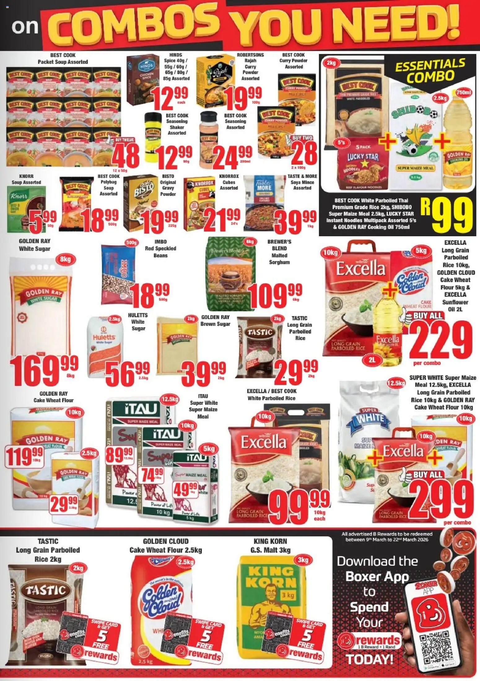 New Boxer catalogue – valid from 23.02.2026 | Page: 9 | Products: Vest, Beans, Oil, Sugar