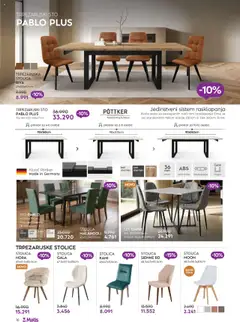 Matis katalog - pregled Matis kataloga - važi od 01.10.2025 | Strana: 16 | Proizvode: Sto, Stolica, Trpezarijski sto