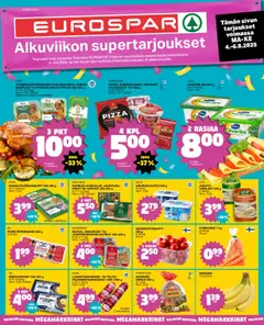 Katso Tokmanni - EUROSPAR Ylöjärvi Ruokasanomat voimassa alkaen 04.08.2025