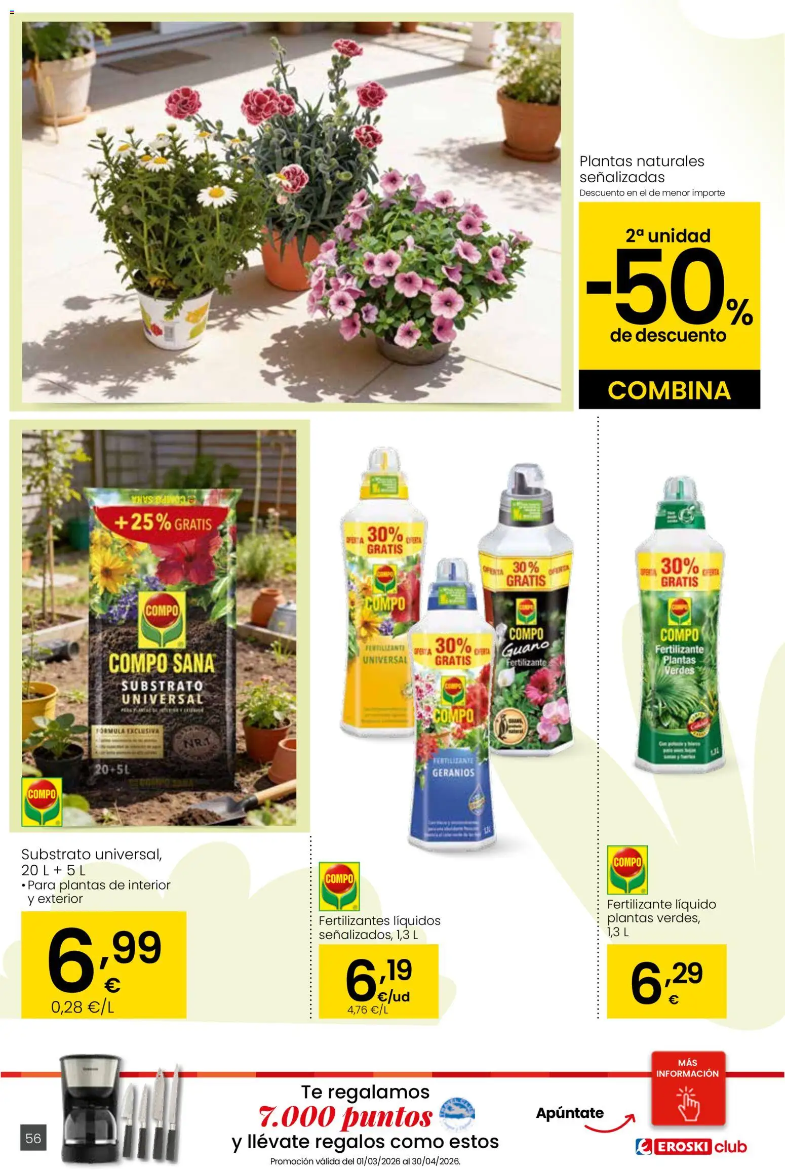 Eroski - Quieres ahorrar conmigo │ válido desde el 26.03.2026 | Página: 56 | Productos: Té, Poêle à pétrole