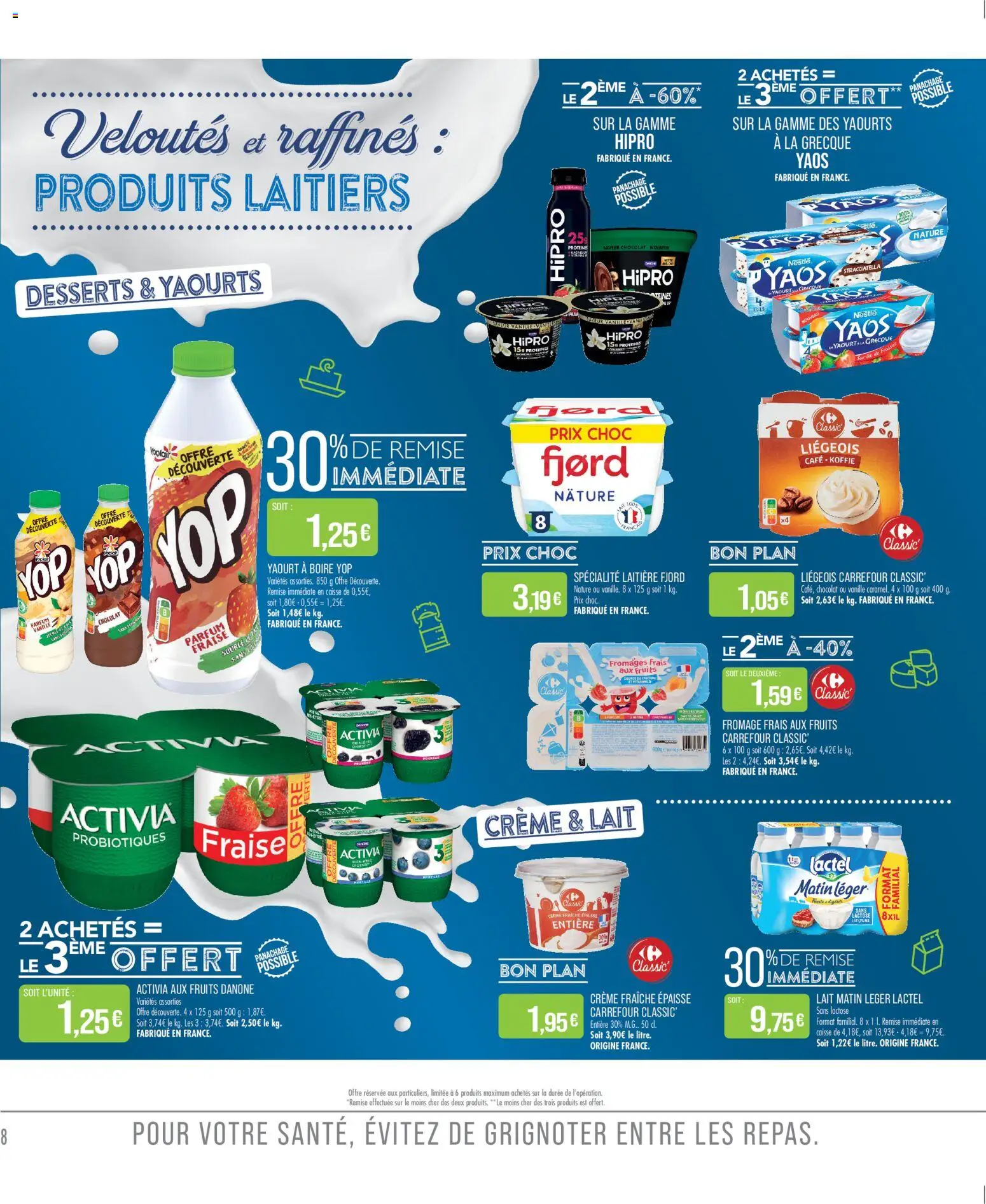 {H1} | Page: 10 | Produits: Yaourts, Parfum, Yaourt à boire, Lait