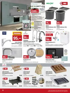 Bauhaus Aktionen ab 26.01.2026 gültig | Seite: 12 | Produkte: Armatur, Kühlschrank, Kochfeld, Geschirrspüler