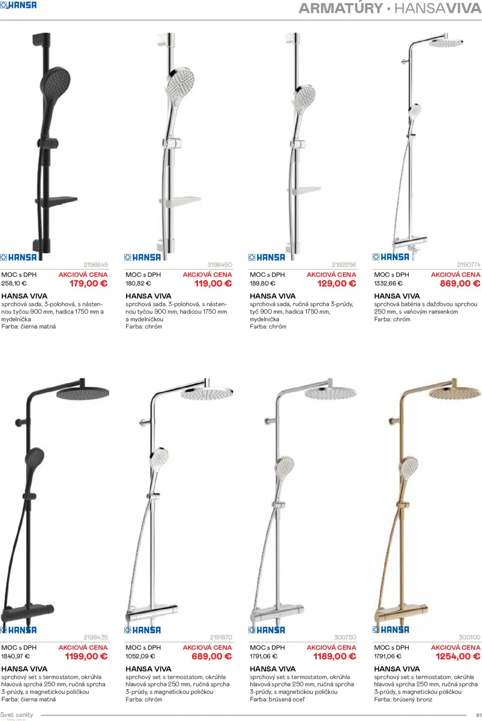 Nové Ingema akcie – leták je platný od 29.10.2025 | Strana: 63 | Produkty: Batéria, Sprcha