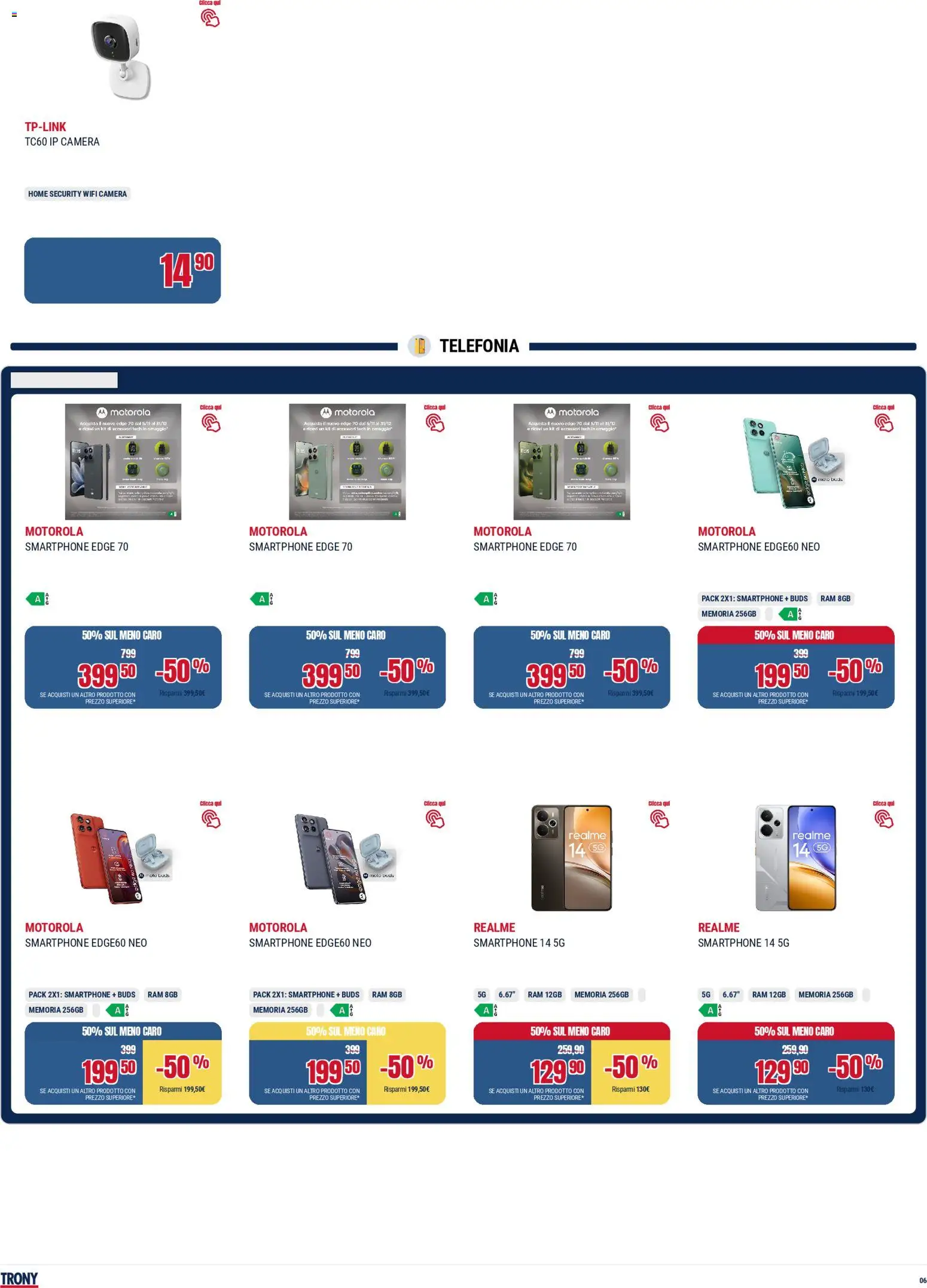 Volantino Trony del 04.12.2025 | Pagina: 6 | Prodotti: Smartphone