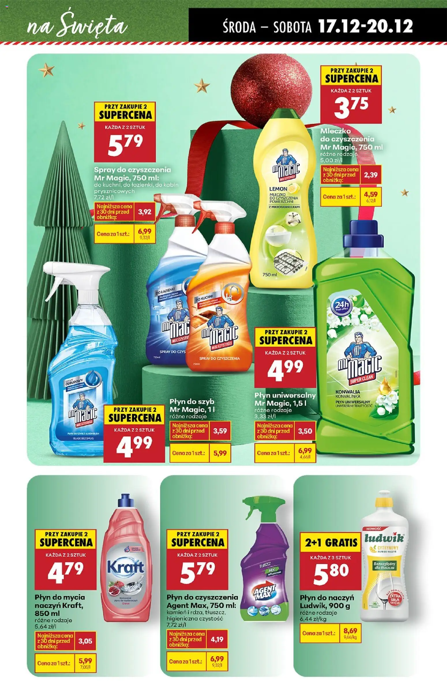 Biedronka gazetka - Drogeria Cleaning od 17.12.2025 | Strona: 11 | Produkty: Płyn do mycia naczyń