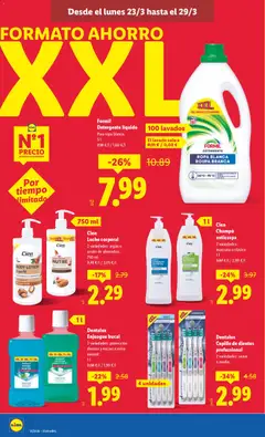 Vista previa Lidl folleto válido desde el 23.03.2026 | Página: 14 | Productos: Σφουγγαρίστρα, Detergente, Leche, Aceite