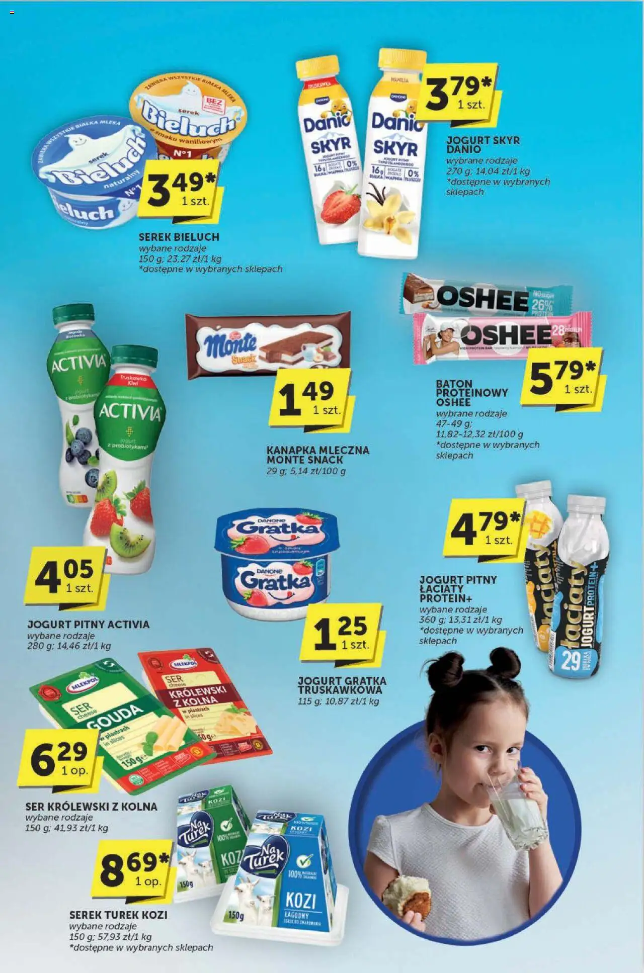 Euro Sklep Gazetka - Katalog od 04.09.2025 | Strona: 3 | Produkty: Serek, Mleka, Baton, Ser
