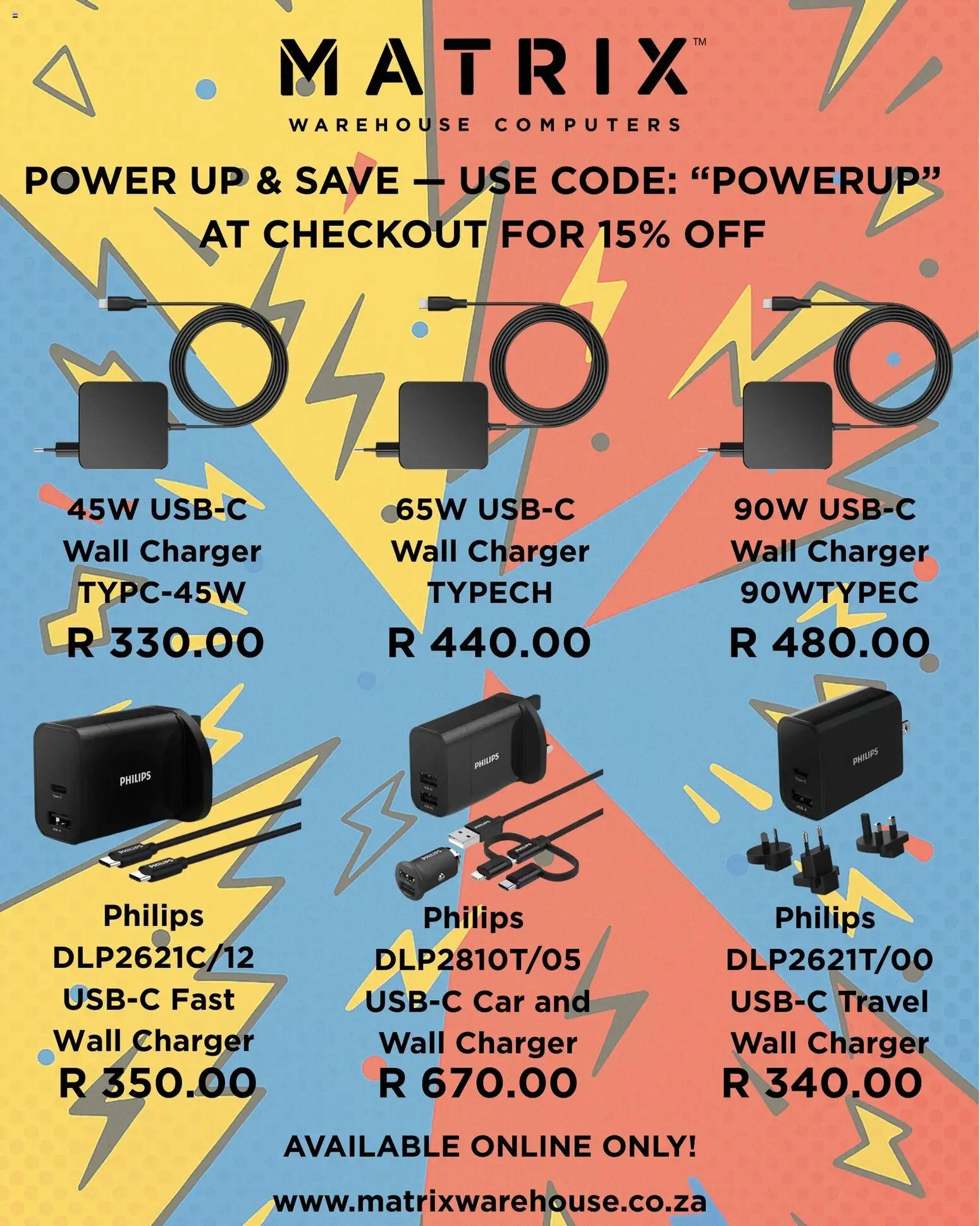 New Matrix Warehouse catalogue – valid from 08.01.2026 | Page: 1 | Products: Charger