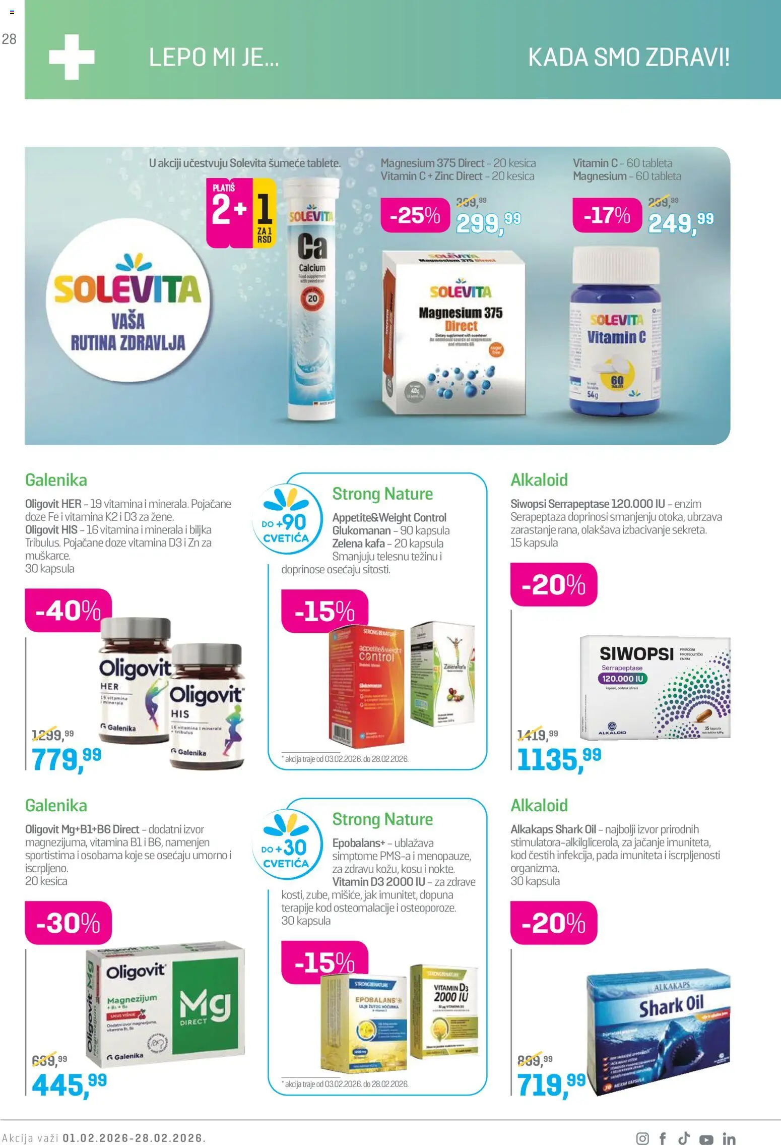 Lilly drogerie katalog - važi od 01.02.2026 | Strana: 28 | Proizvode: Kafa